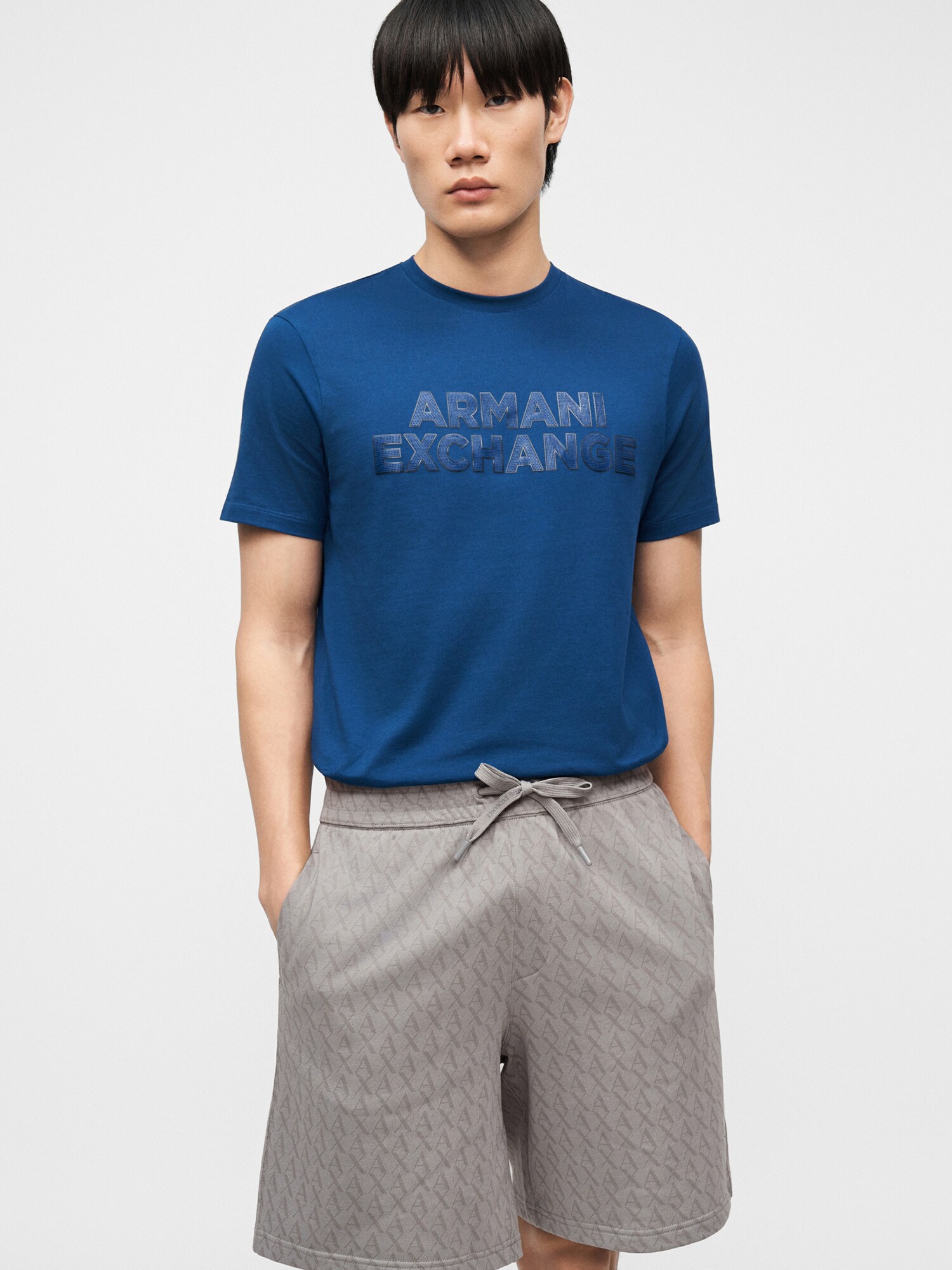 ARMANI EXCHANGE Nohavice  sivá (obrázok 5)