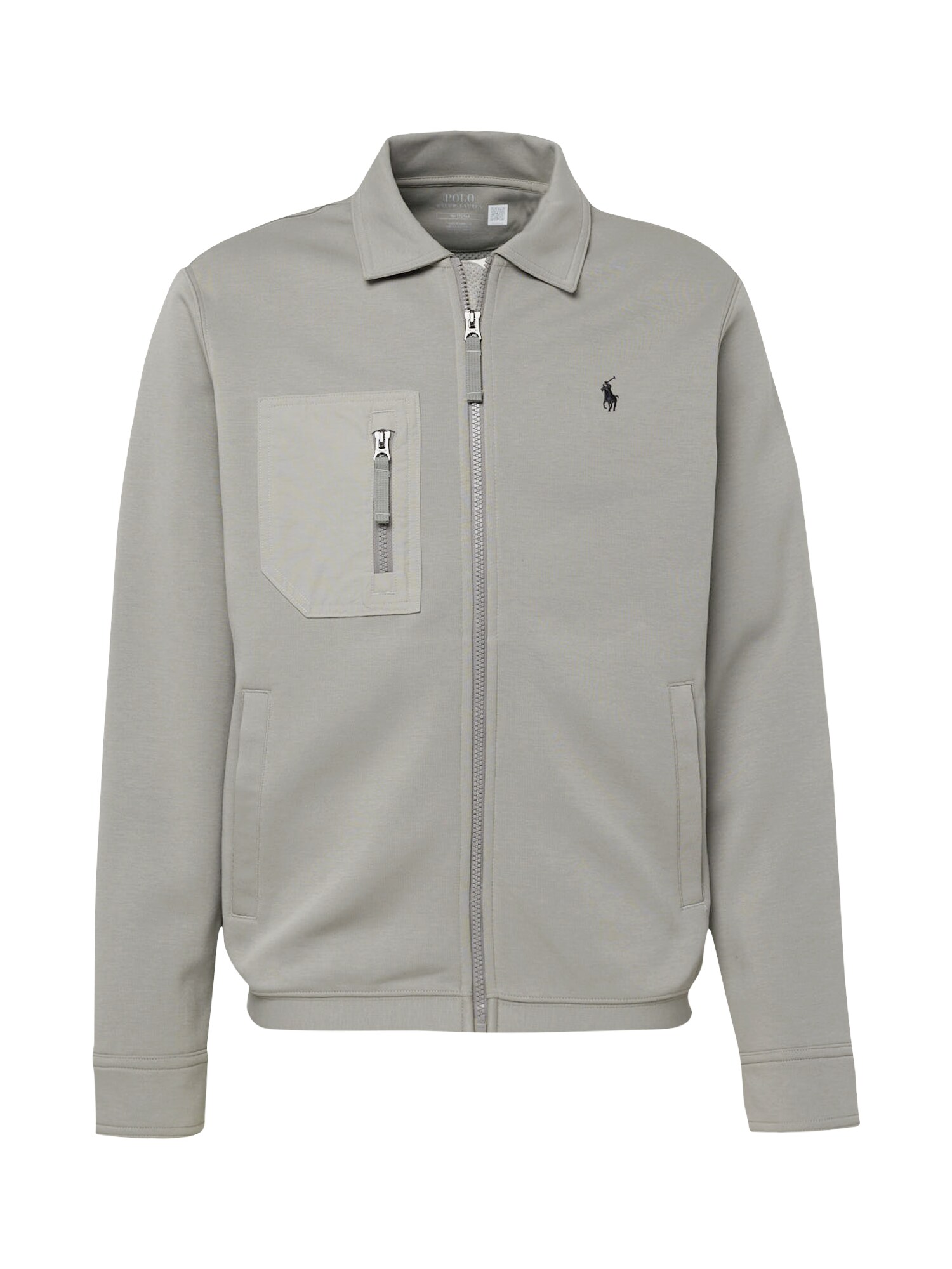 Polo Ralph Lauren Gornji dio trenirke  svijetlosiva / crna