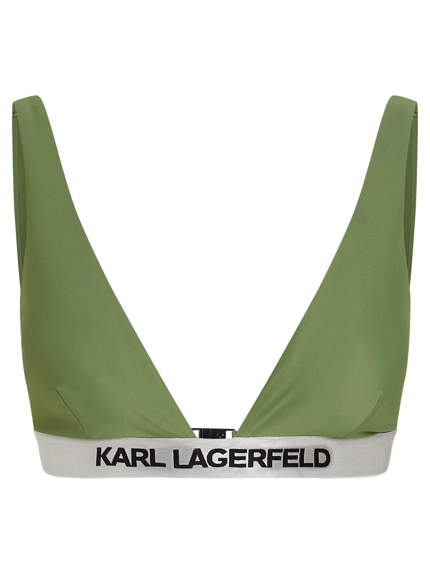 Karl Lagerfeld Bikini felső  szürke / fekete / fehér