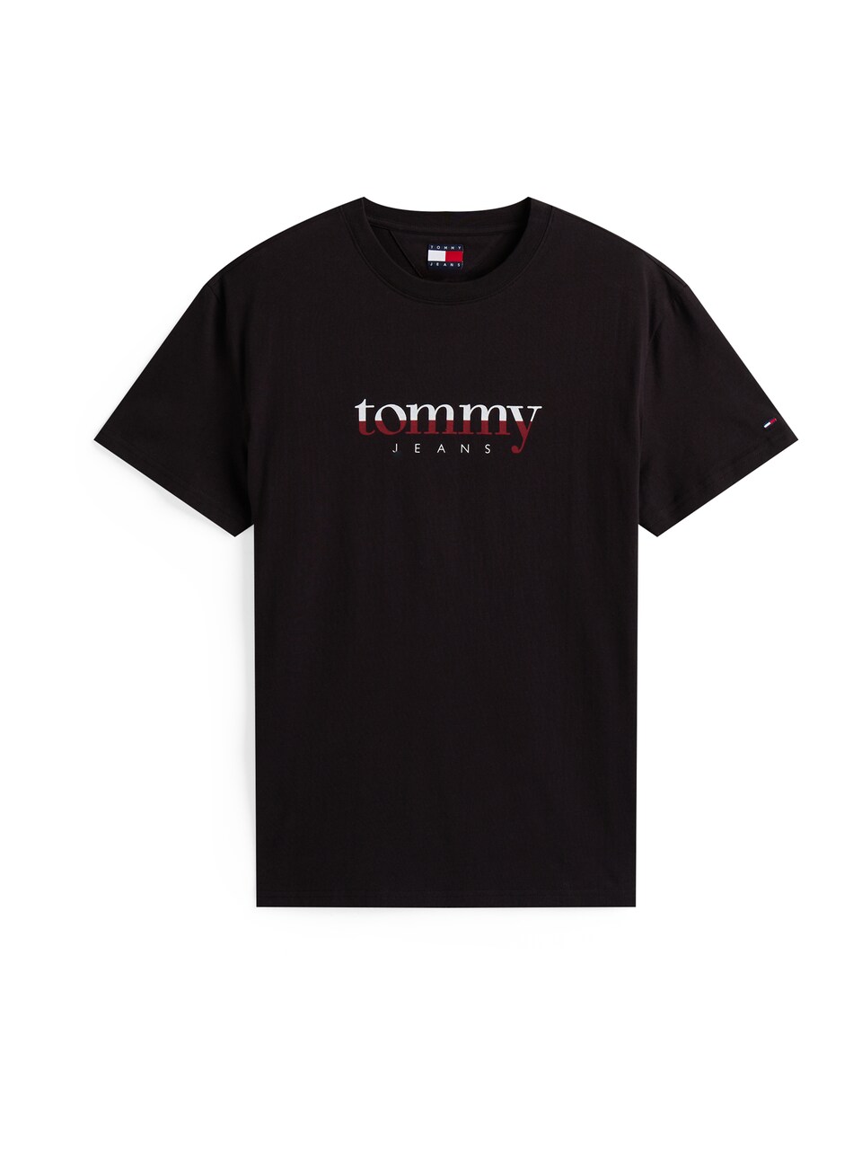 T-shirt vinröd / svart