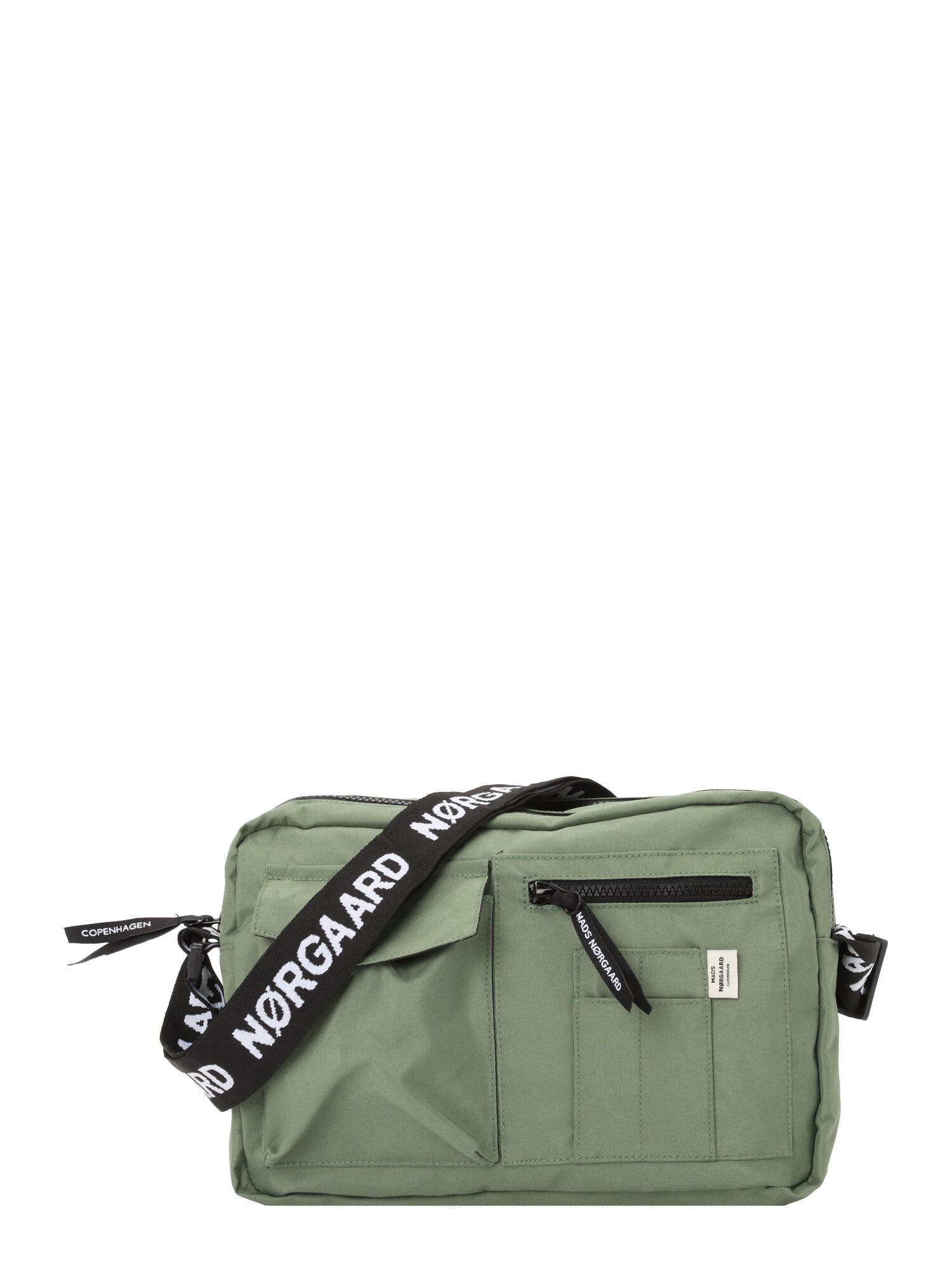 MADS NORGAARD COPENHAGEN Geantă de umăr 'Bel One Cappa'  verde / negru / alb