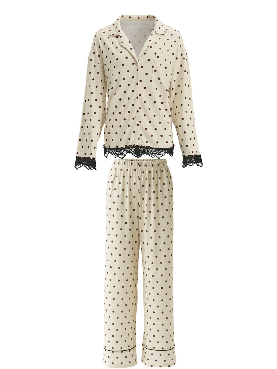 Pyjamas beige / brun