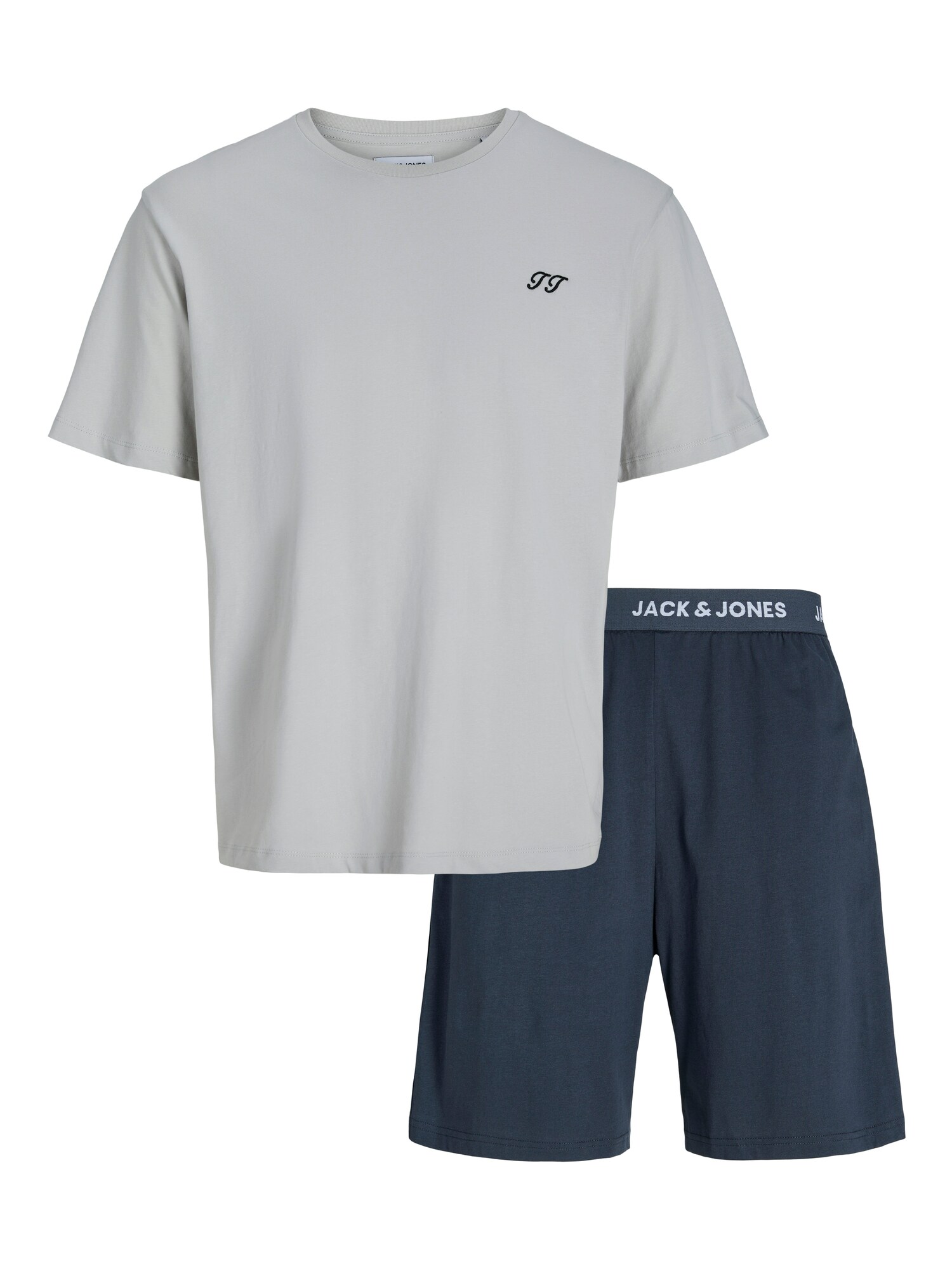 JACK & JONES Tepláková súprava 'JACOMAHA'  námornícka modrá / sivá / biela