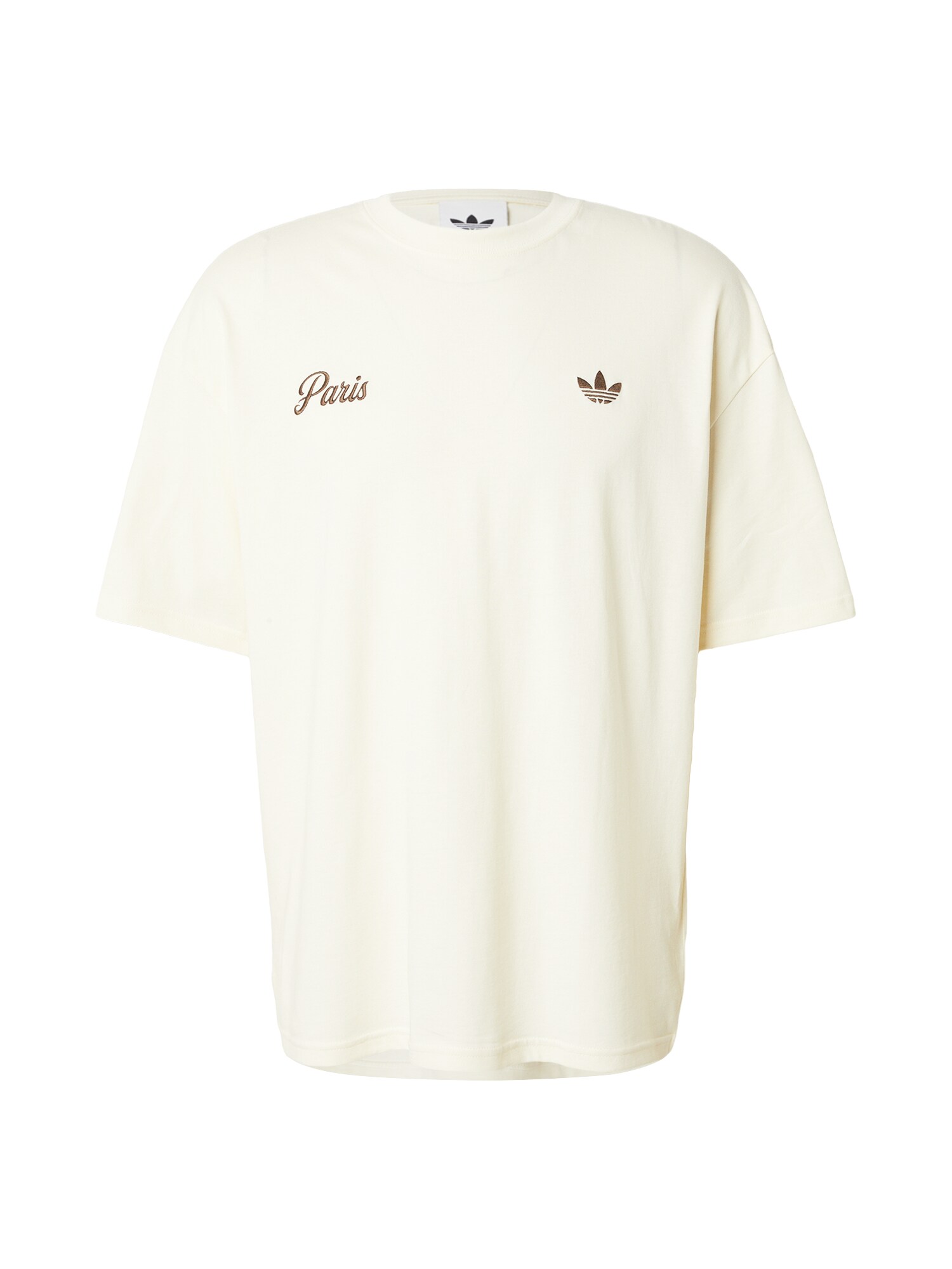 ADIDAS ORIGINALS Tričko 'PARIS'  čokoládová / biela