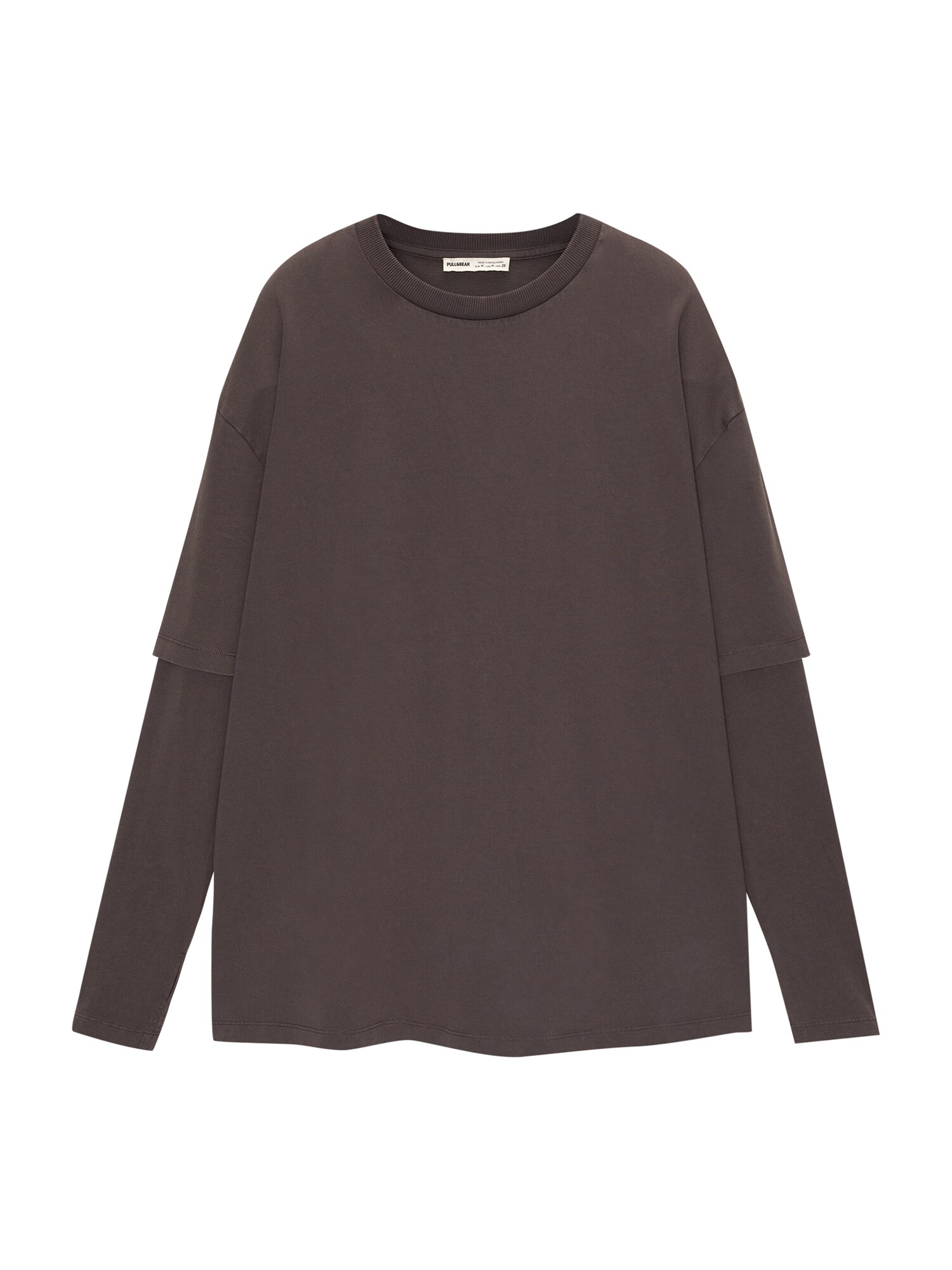 Pull&Bear Póló  taupe akciós termékkép 1