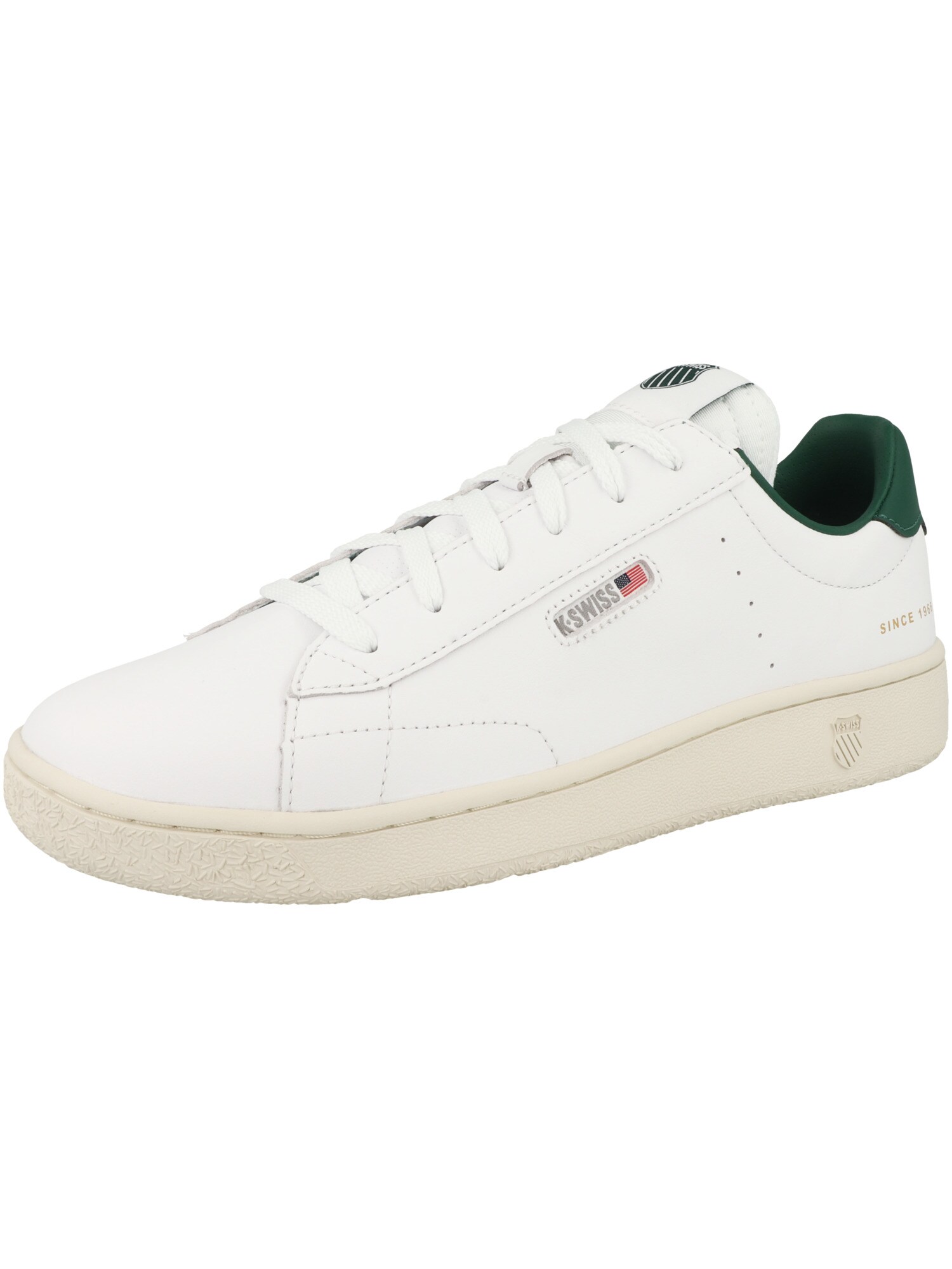 K-SWISS Zapatillas deportivas bajas 'Slammklub'  verde / blanco