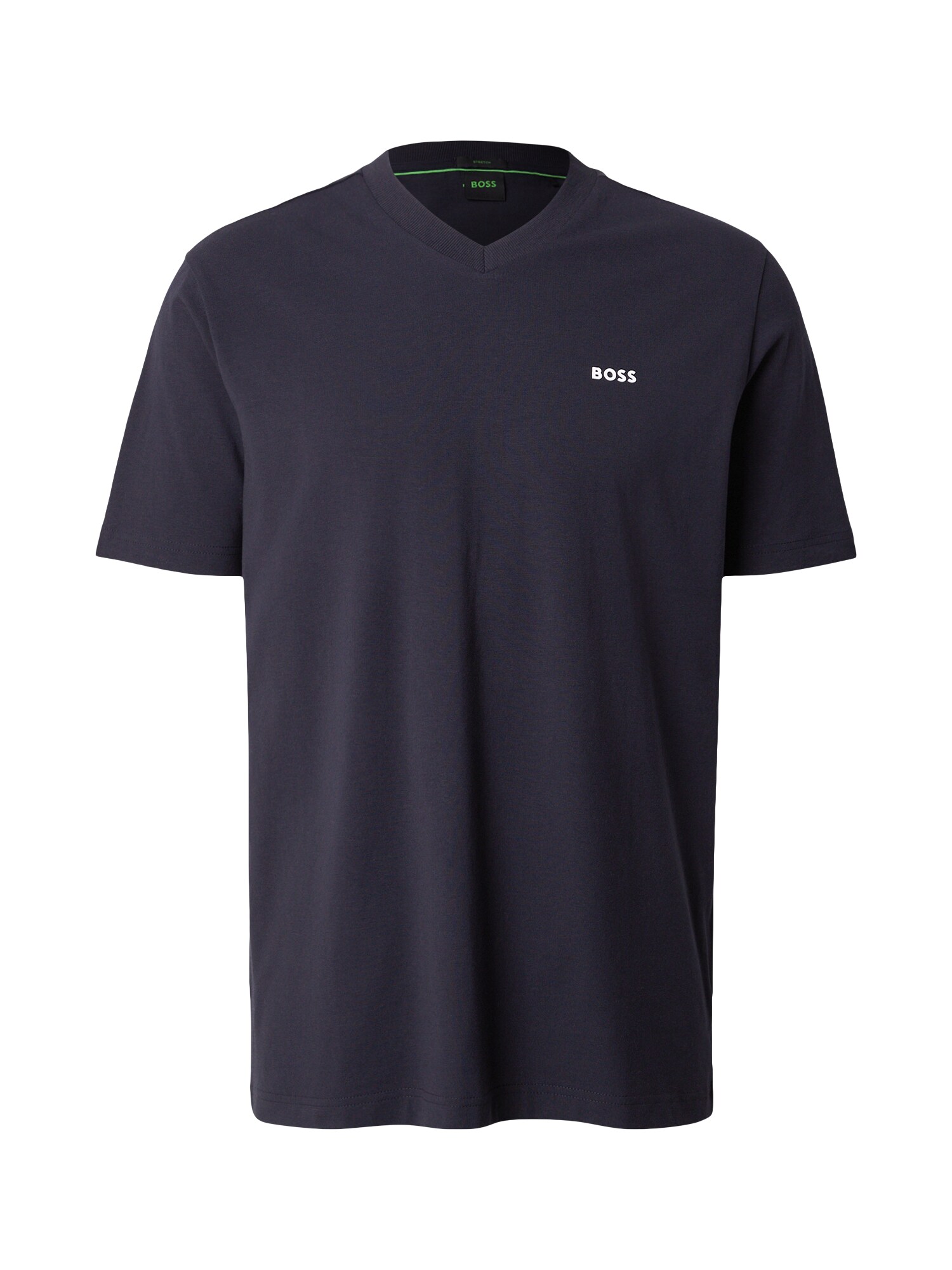 BOSS Tricou  bleumarin / alb