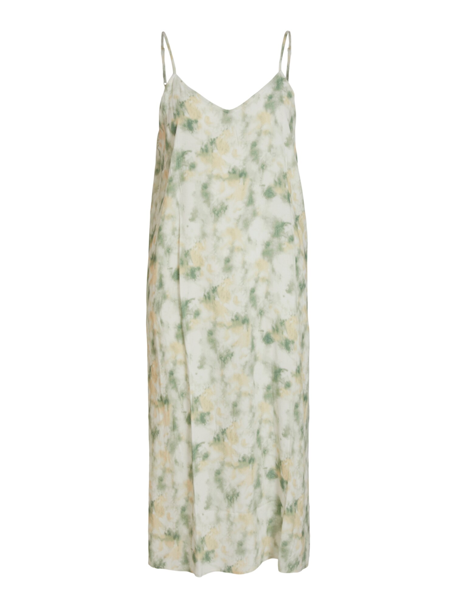 Vila VILA Kleid 'VIBARINA' gelb / grün / weiß