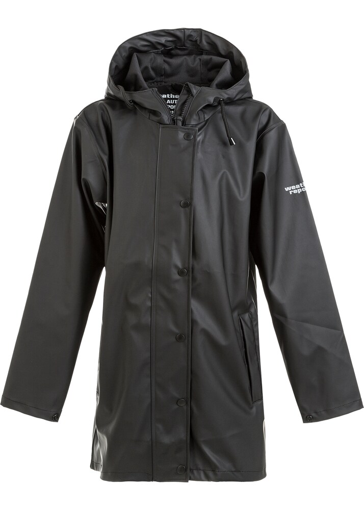 Weather Report Regenjacke 'Petra Jr' Jungen Größe 164 schwarz / weiß
