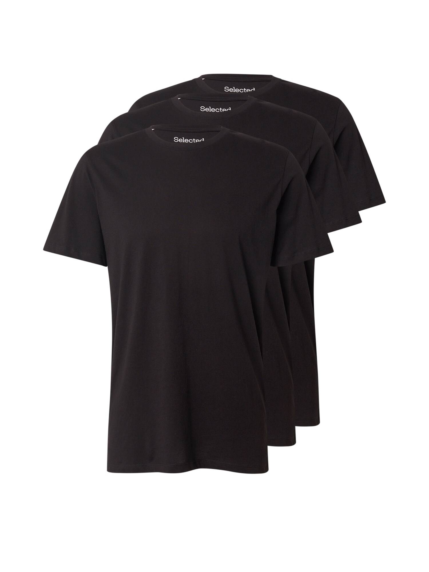 SELECTED Tricou SLHDAN  negru