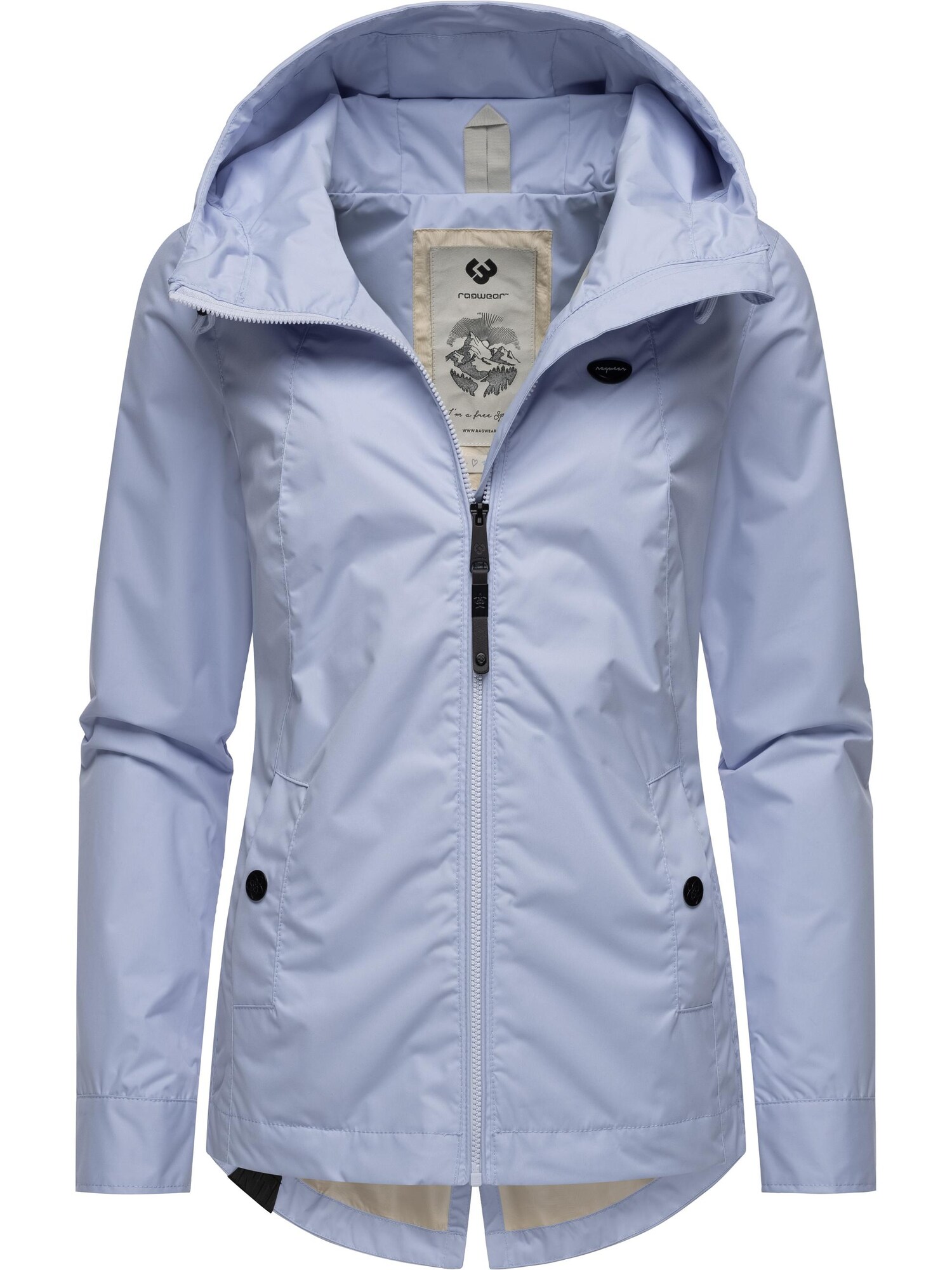 Ragwear Geacă funcțională Monade  albastru deschis