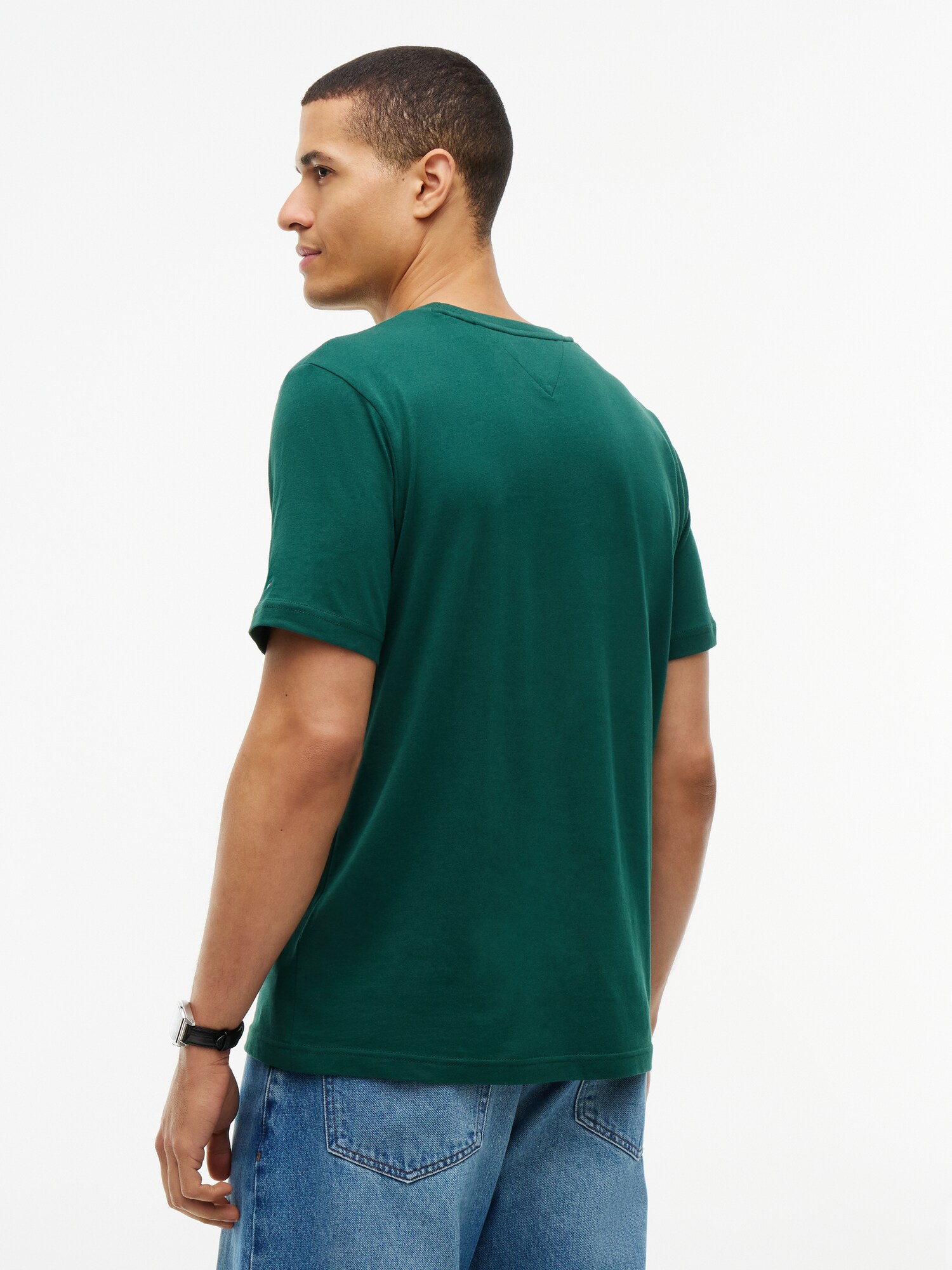 TOMMY HILFIGER Camiseta '1985'  esmeralda / blanco – imagen 3