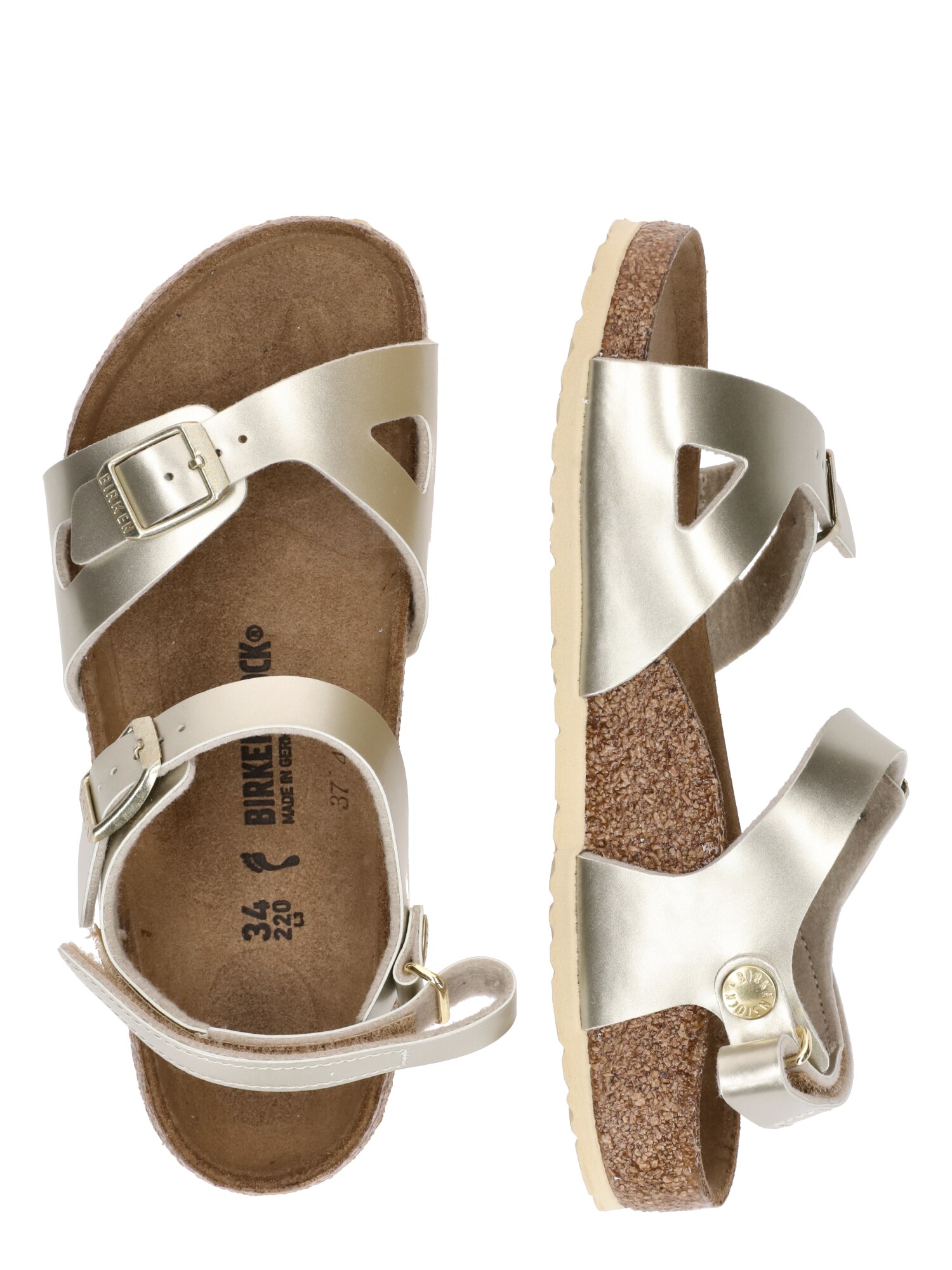 BIRKENSTOCK Nyitott cipők 'Rio'  arany termék 2. képe