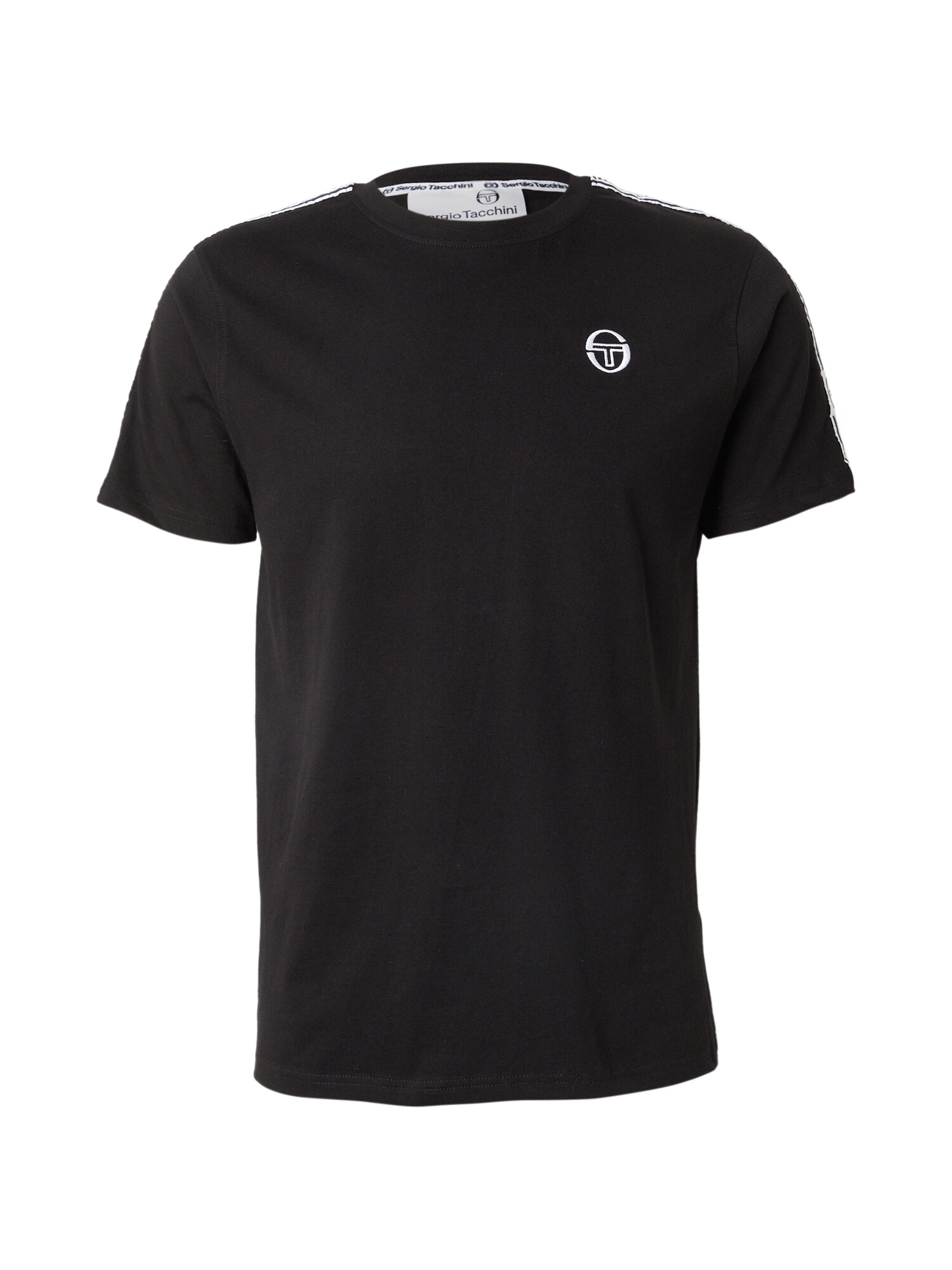 Sergio Tacchini Tricou GRECO  negru / alb