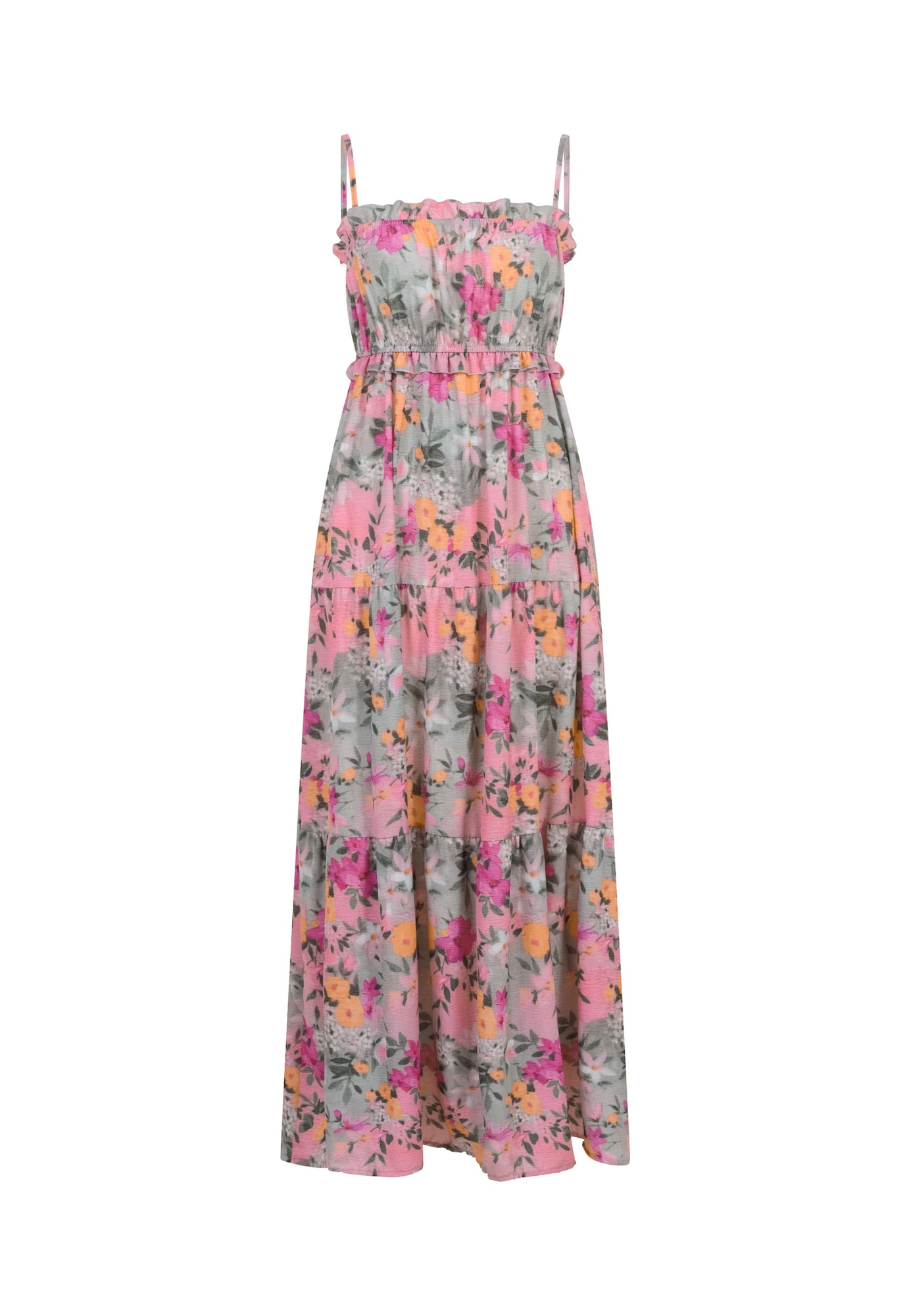 Cloud5ive Rochie de vară verde jad / corai / roz / roz pal