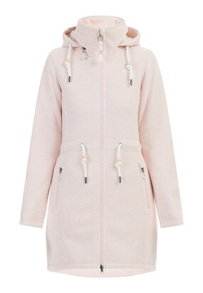 Schmuddelwedda Fleece jas ‘Kawai’ Rosé / Offwhite