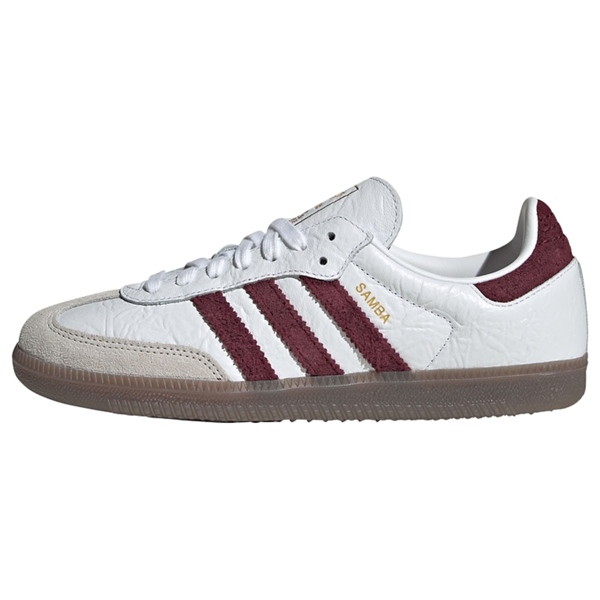 ADIDAS ORIGINALS Zapatillas deportivas bajas 'Samba' greige / rojo vino / blanco