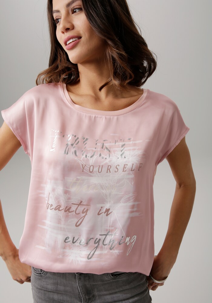 LAURA SCOTT Bluse Damen Größe M rosa