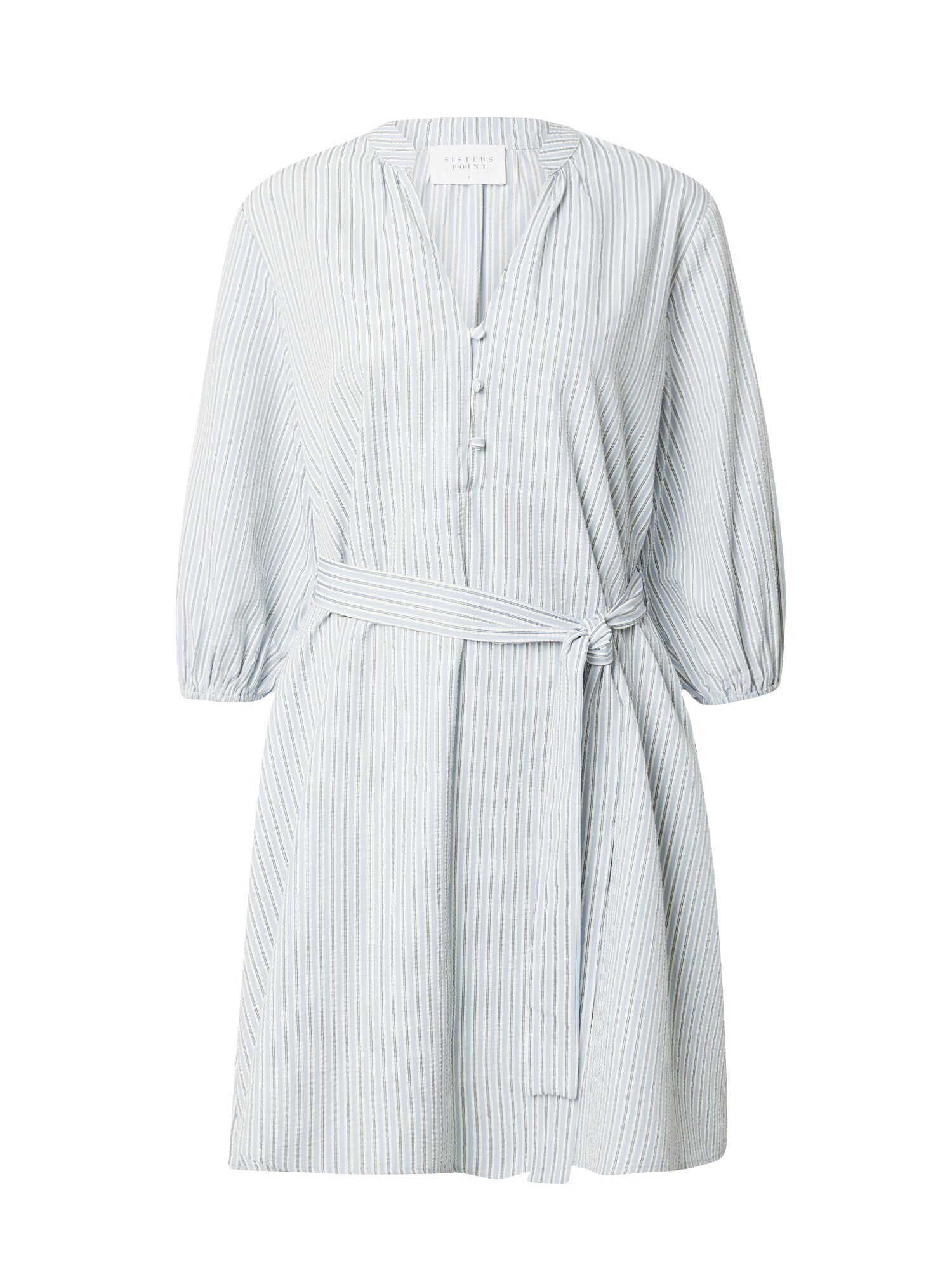 SISTERS POINT Rochie EDEN-DR  albastru deschis / negru / alb