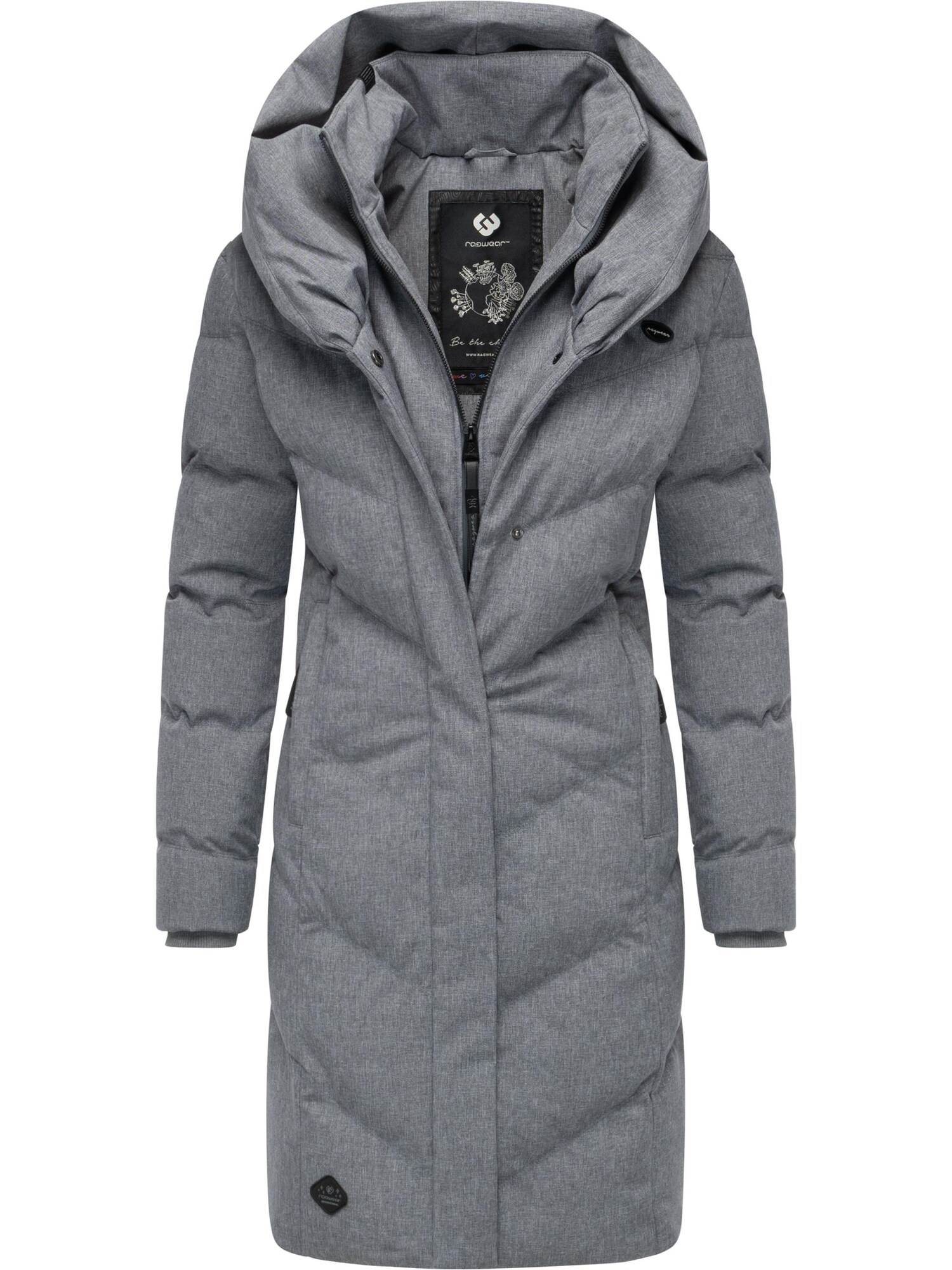 Ragwear Palton de iarnă Natalka  gri argintiu