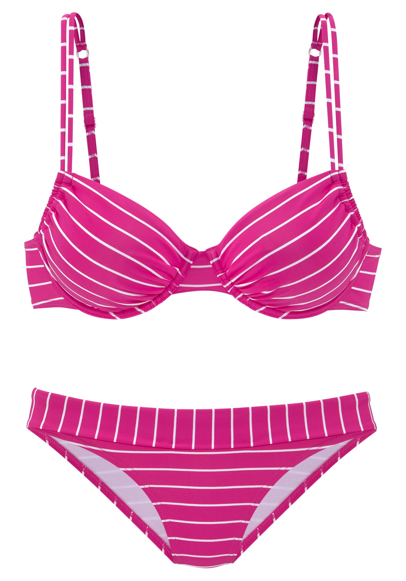 VIVANCE Bikinis rožinė / balta