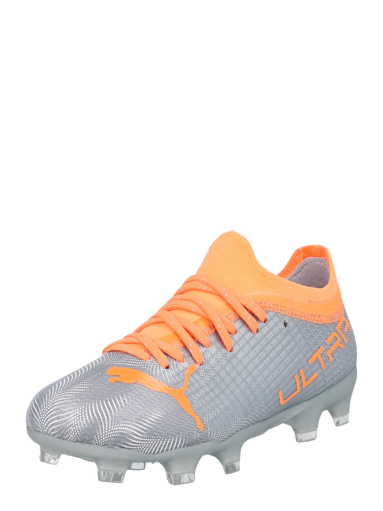 PUMA Sportiniai batai neoninė oranžinė / sidabrinė