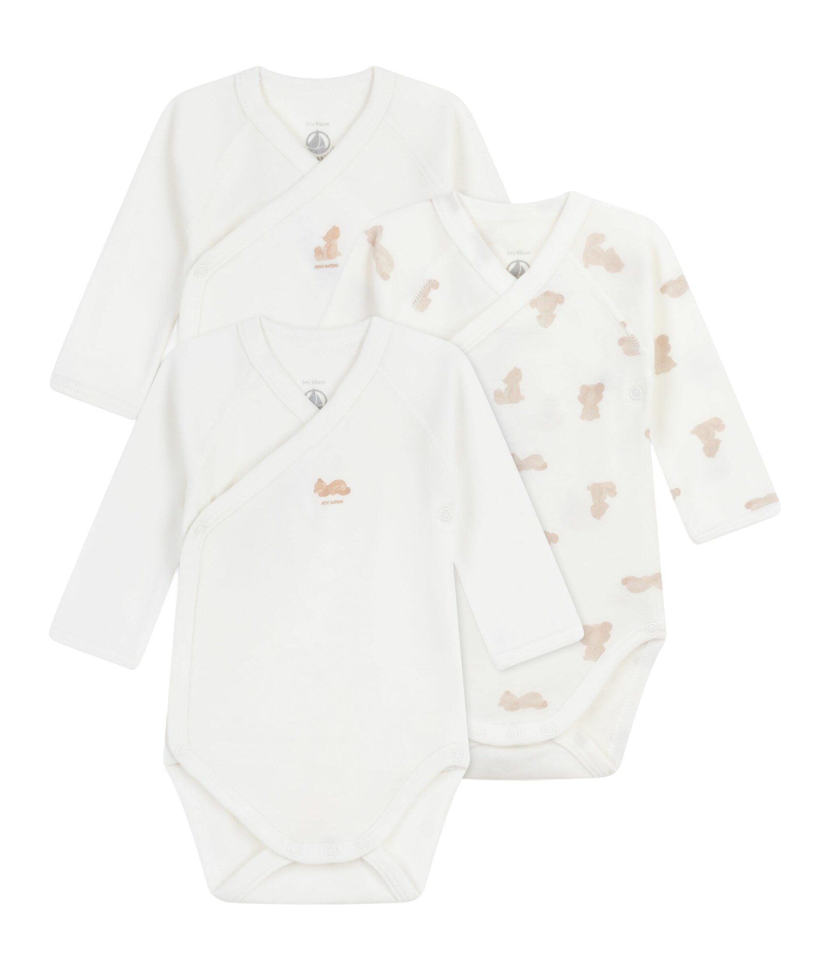 PETIT BATEAU Body  béžová / biela