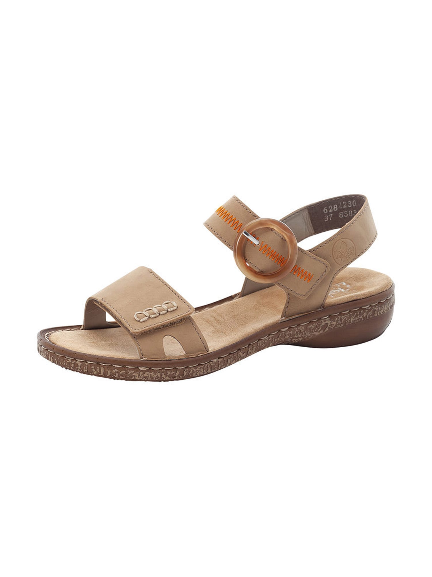 Rieker Rieker Sandale hellbraun / orange