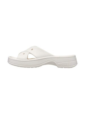 Crocs Sandalias 'Cross-Strap-Sandalen zum Hineinschlüpfen'  blanco