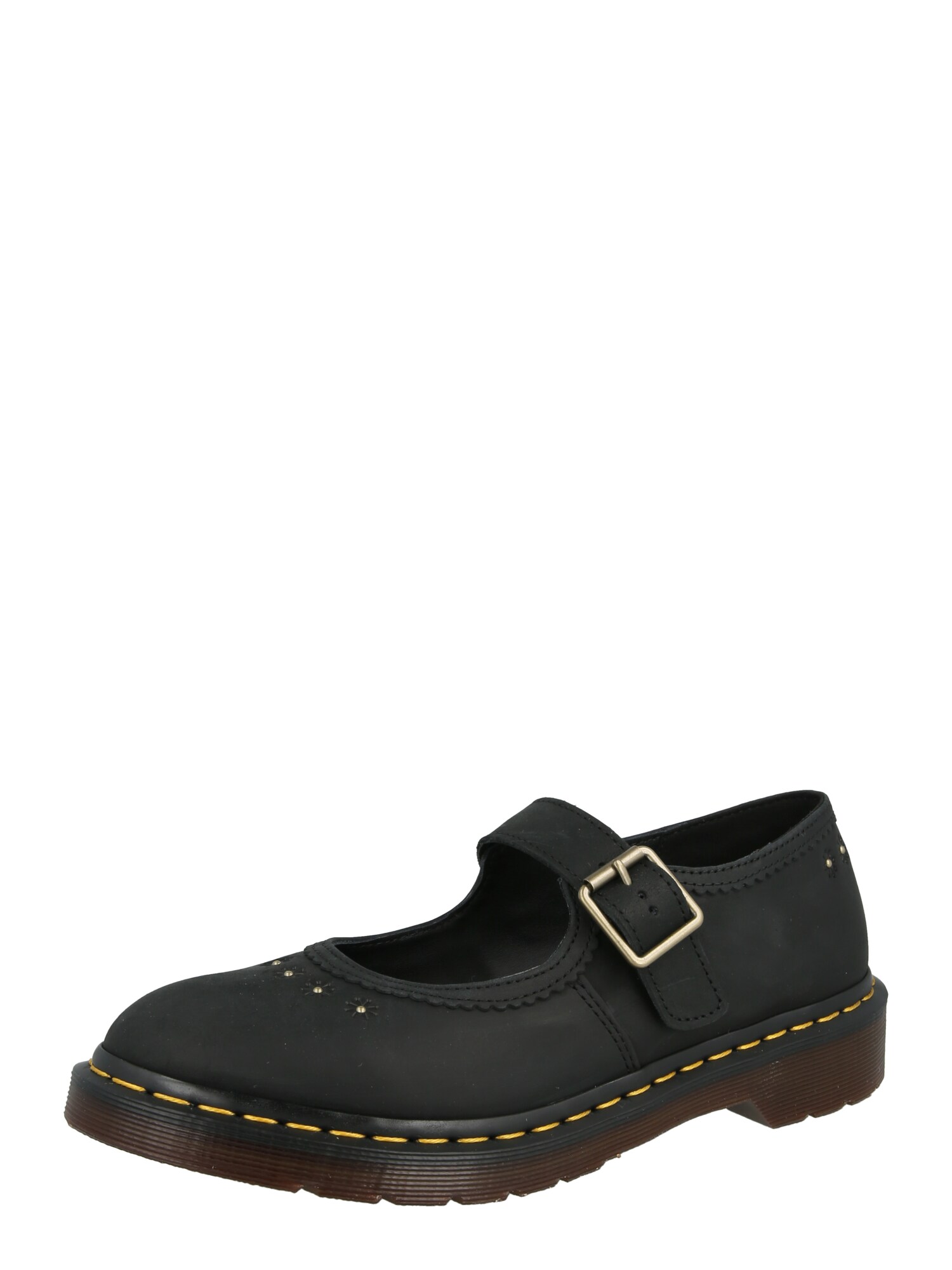 Dr. Martens Bailarinas con hebilla 'Flower' negro