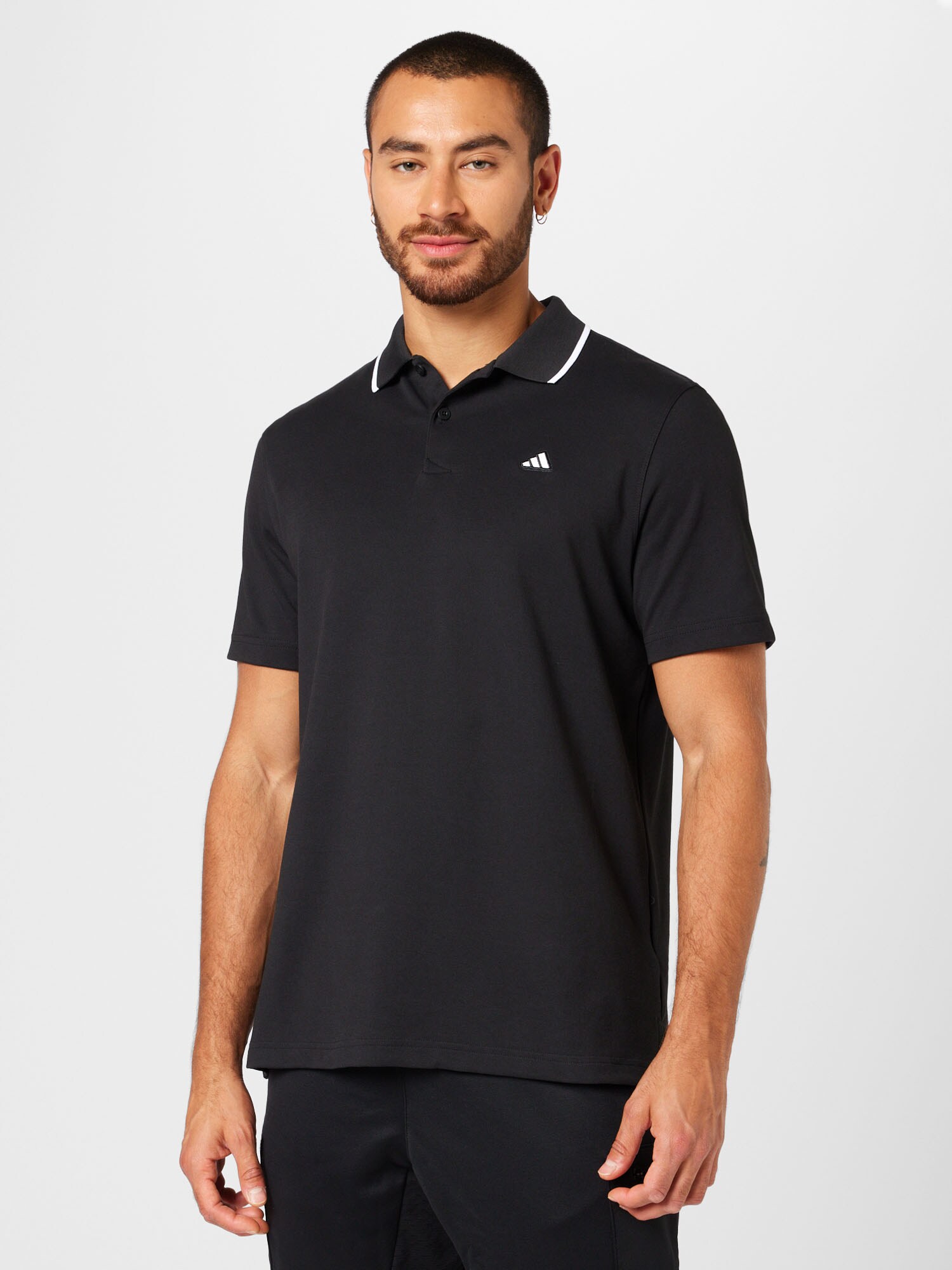 ADIDAS GOLF Funkcionális felső 'GO-TO'  fekete / fehér termék 2. képe