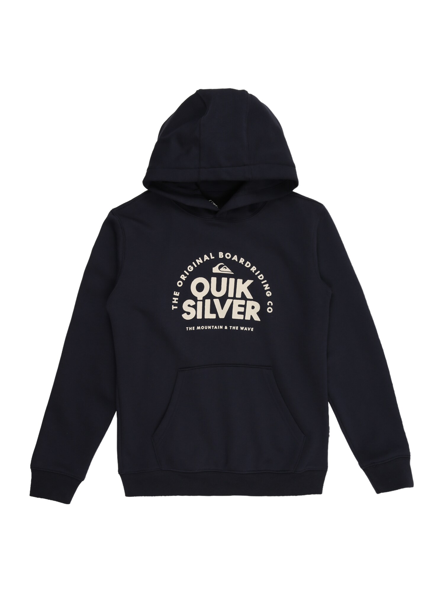 QUIKSILVER Bluză de molton FUNDAMENRAL RID  crem / bleumarin