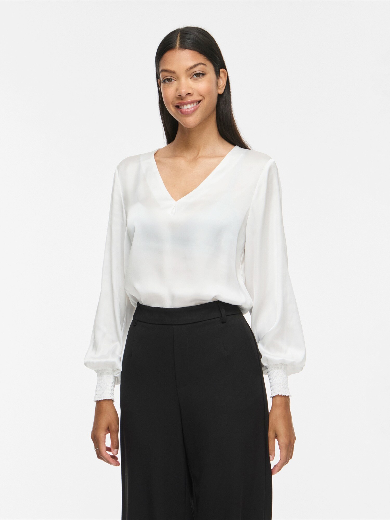 Vila Blouse 'Visofie' Wit thumbnail