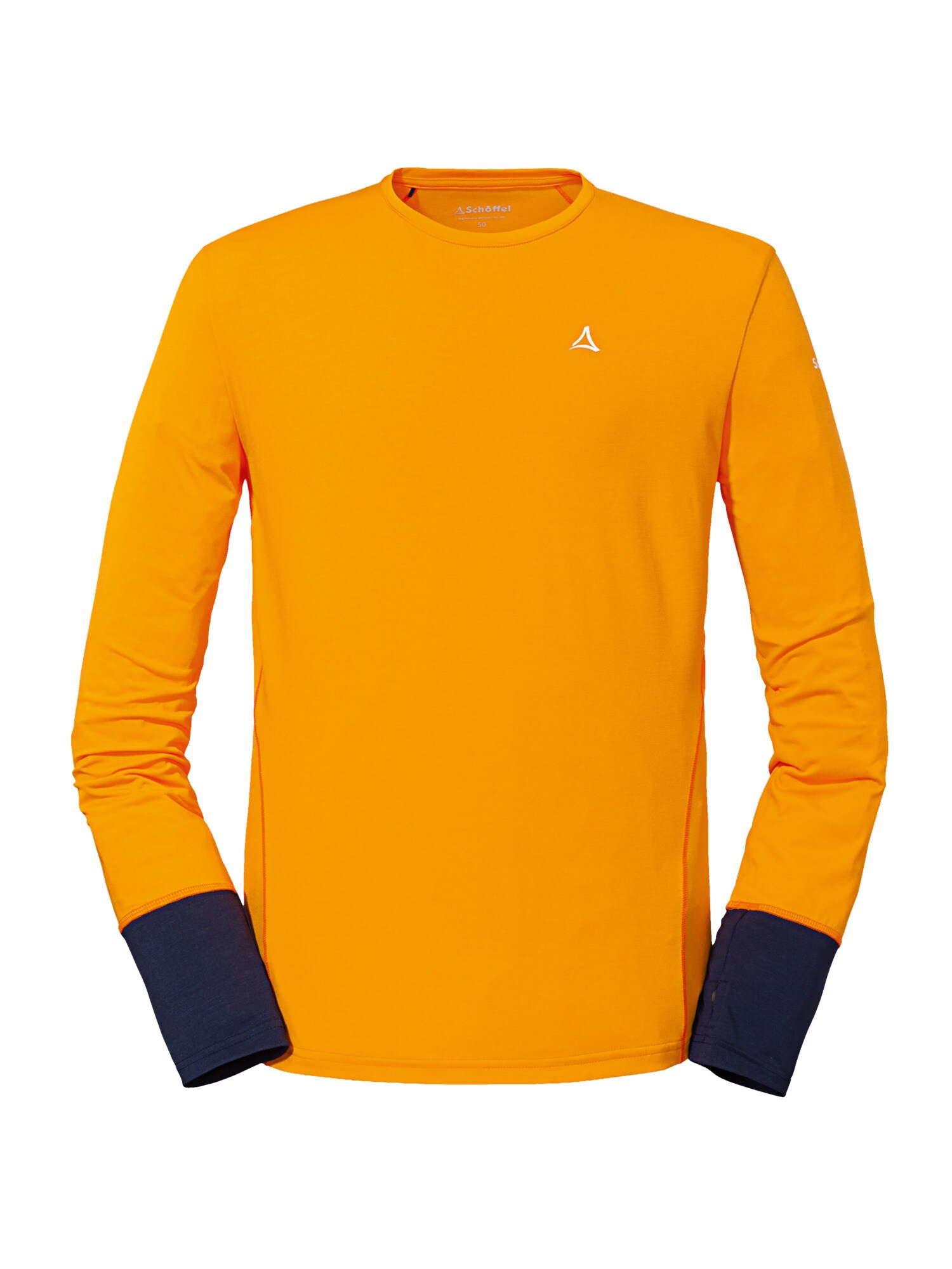 Schöffel Camiseta funcional 'Sandegg'  naranja oscuro / negro