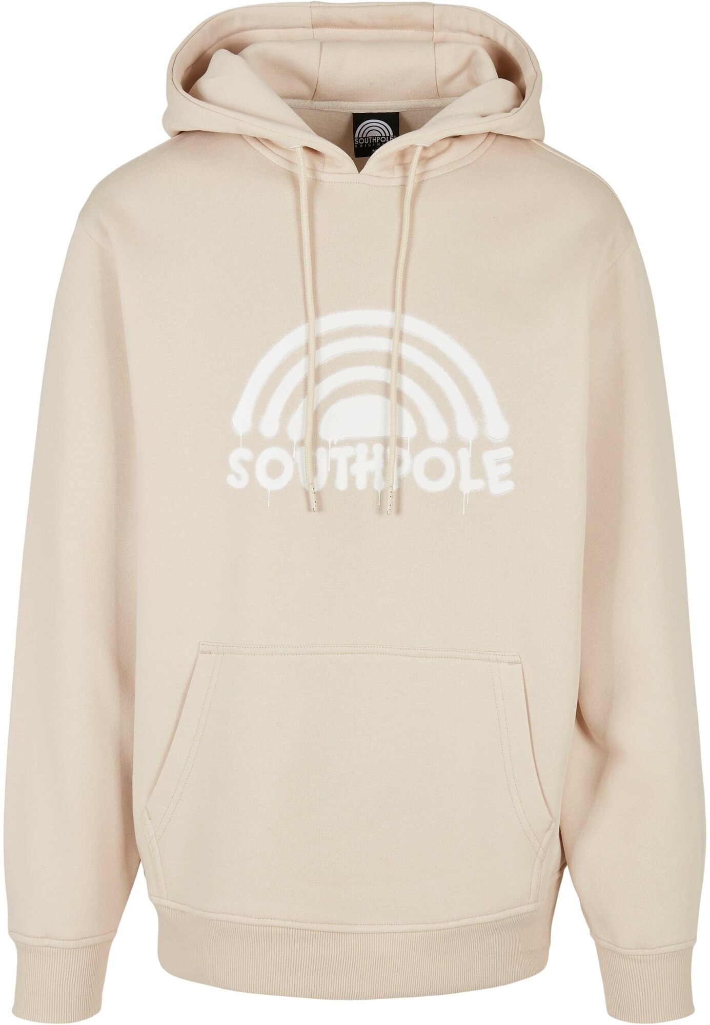 SOUTHPOLE Mikina  piesková / biela
