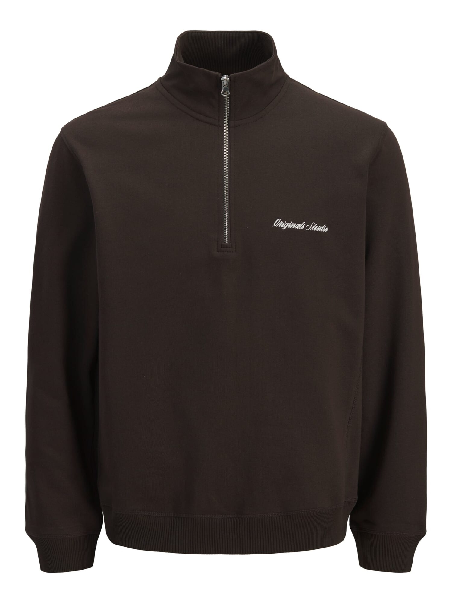 Jack & Jones Junior Mikina 'JORNorrebro'  čokoládová / biela