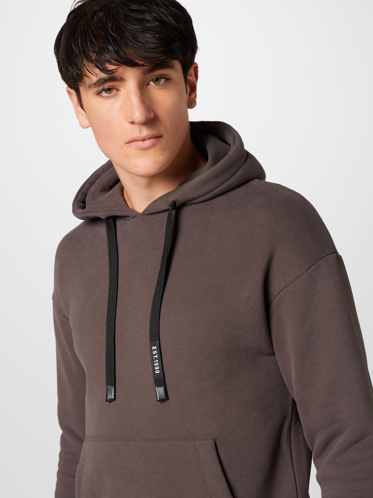 JACK & JONES Mikina 'JJEKing' hnedá (obrázok 5)