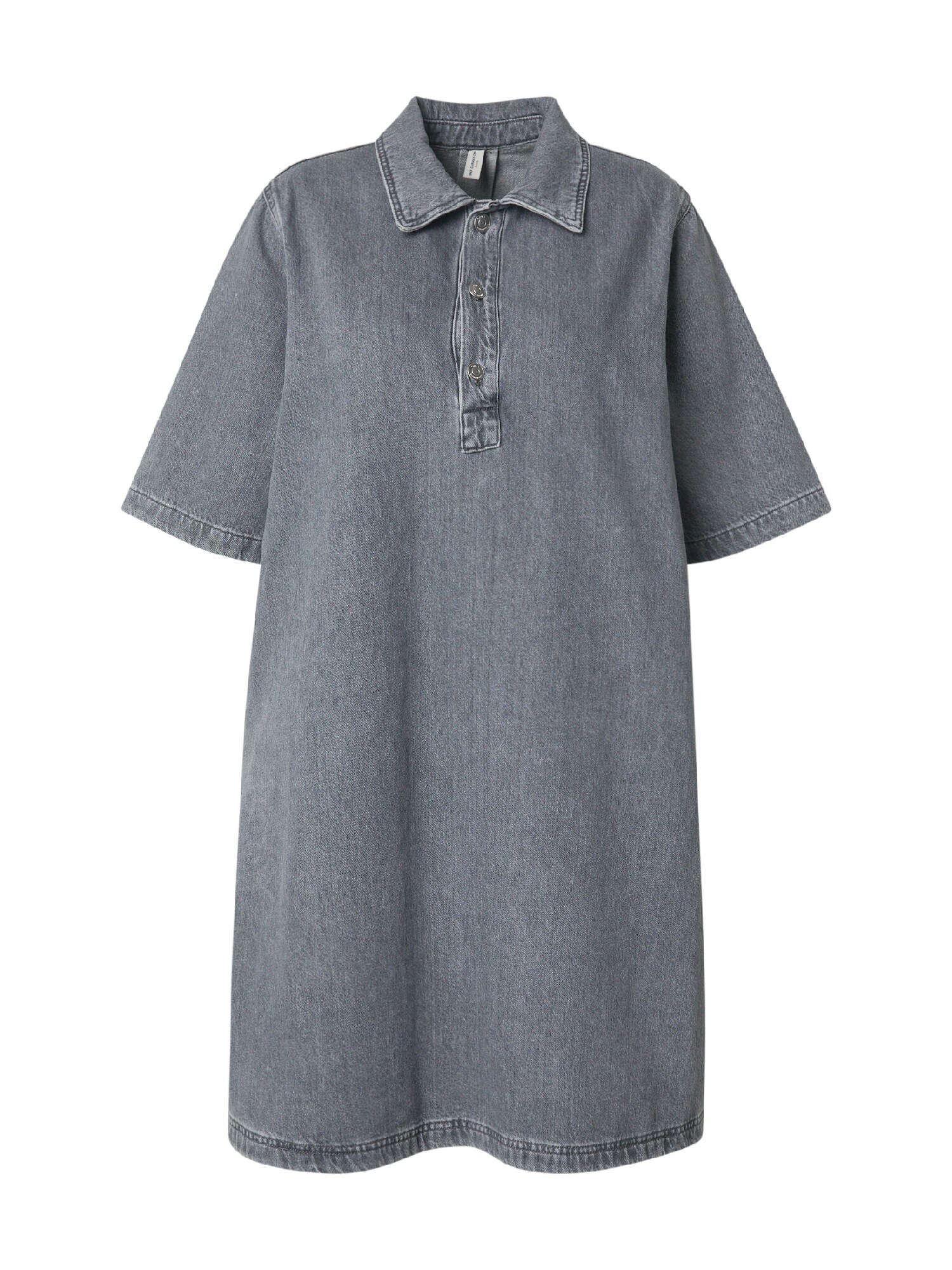 ONLY Carmakoma Košeľové šaty 'CARGry'  sivý denim