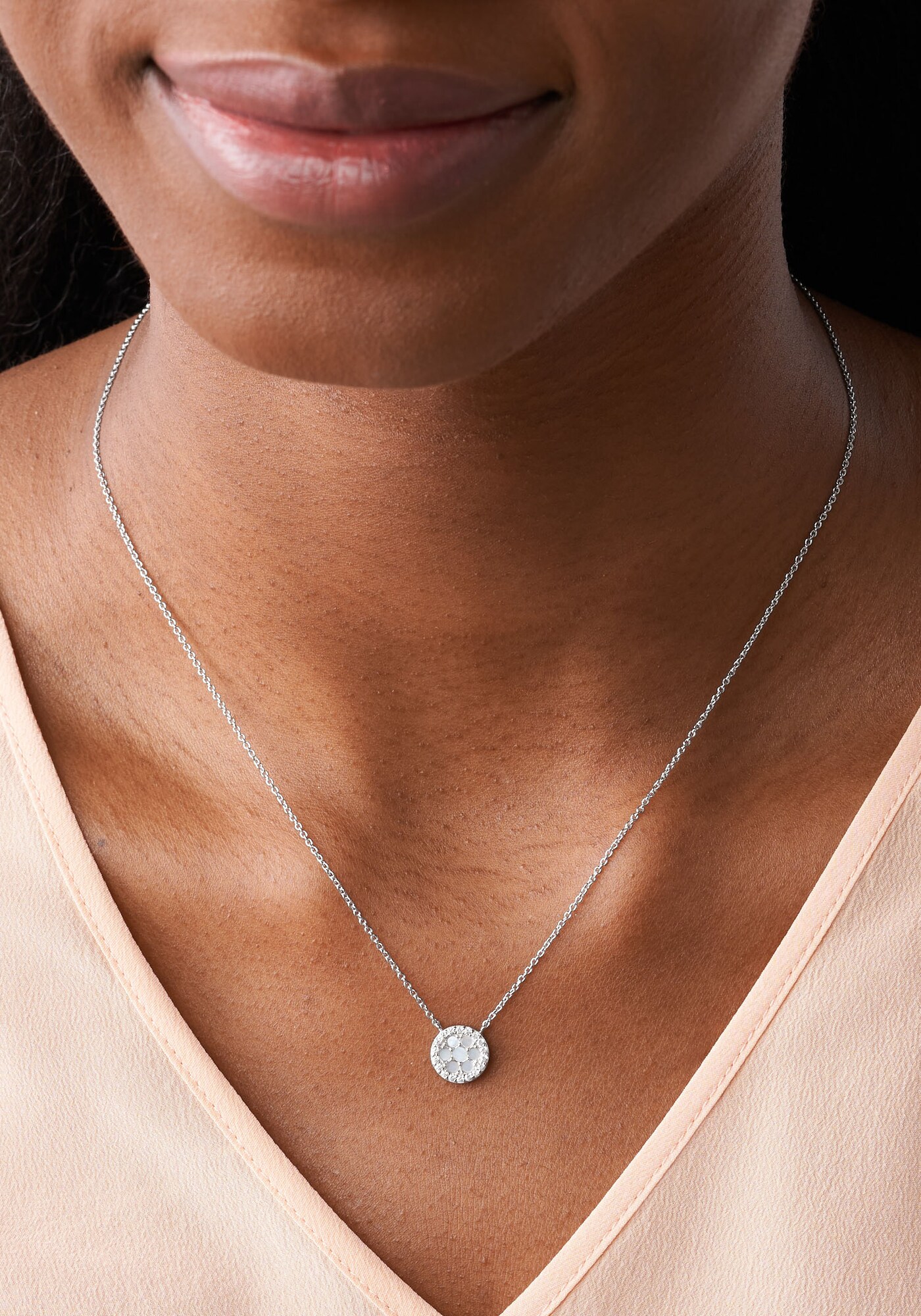 FOSSIL Lanțuri  argintiu / alb