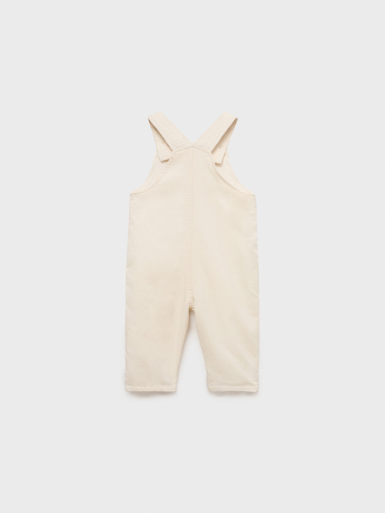 MANGO KIDS Kantáros nadrágok 'ALBANY'  ekrü termék 2. képe