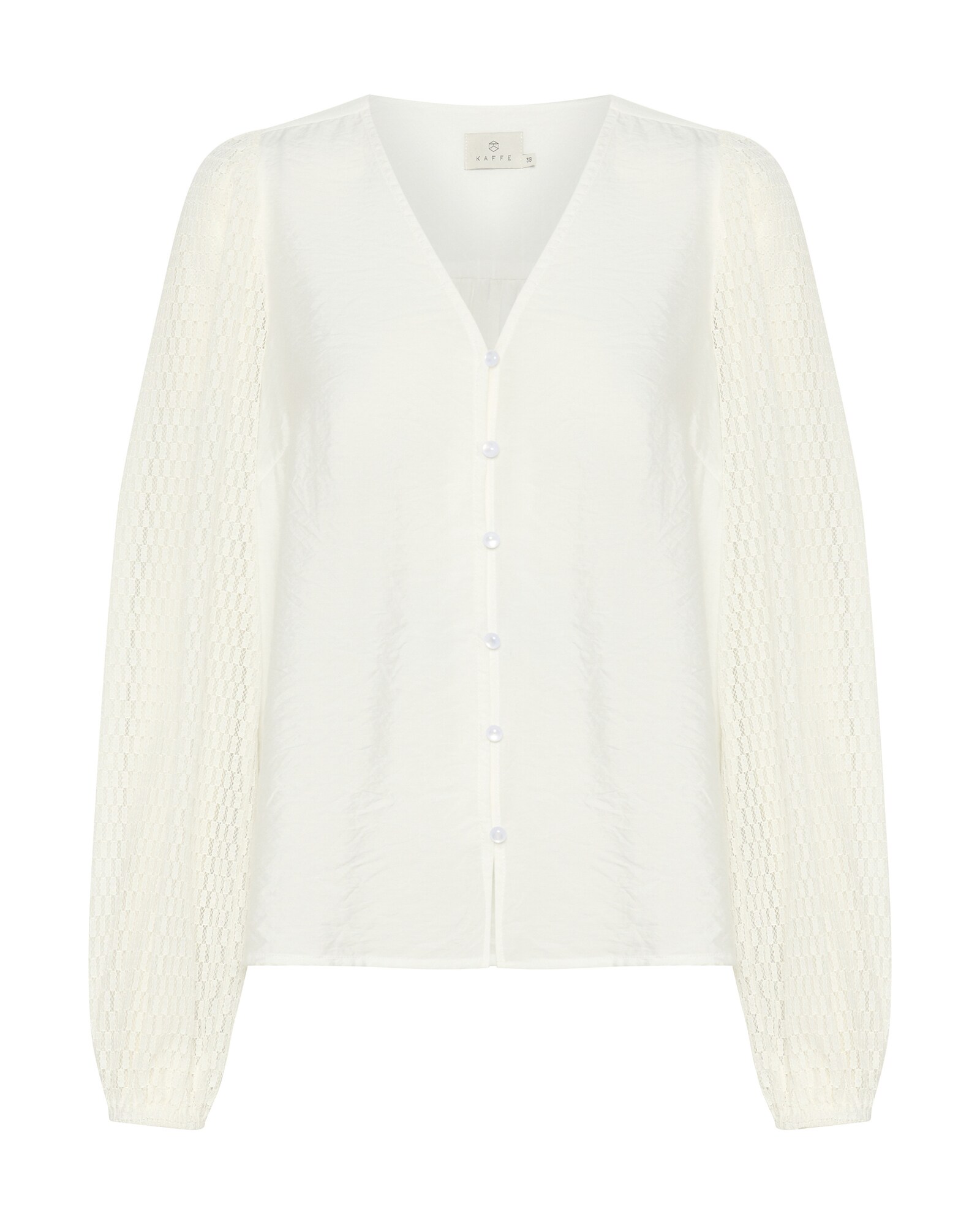 Kaffe Bluză  alb natural
