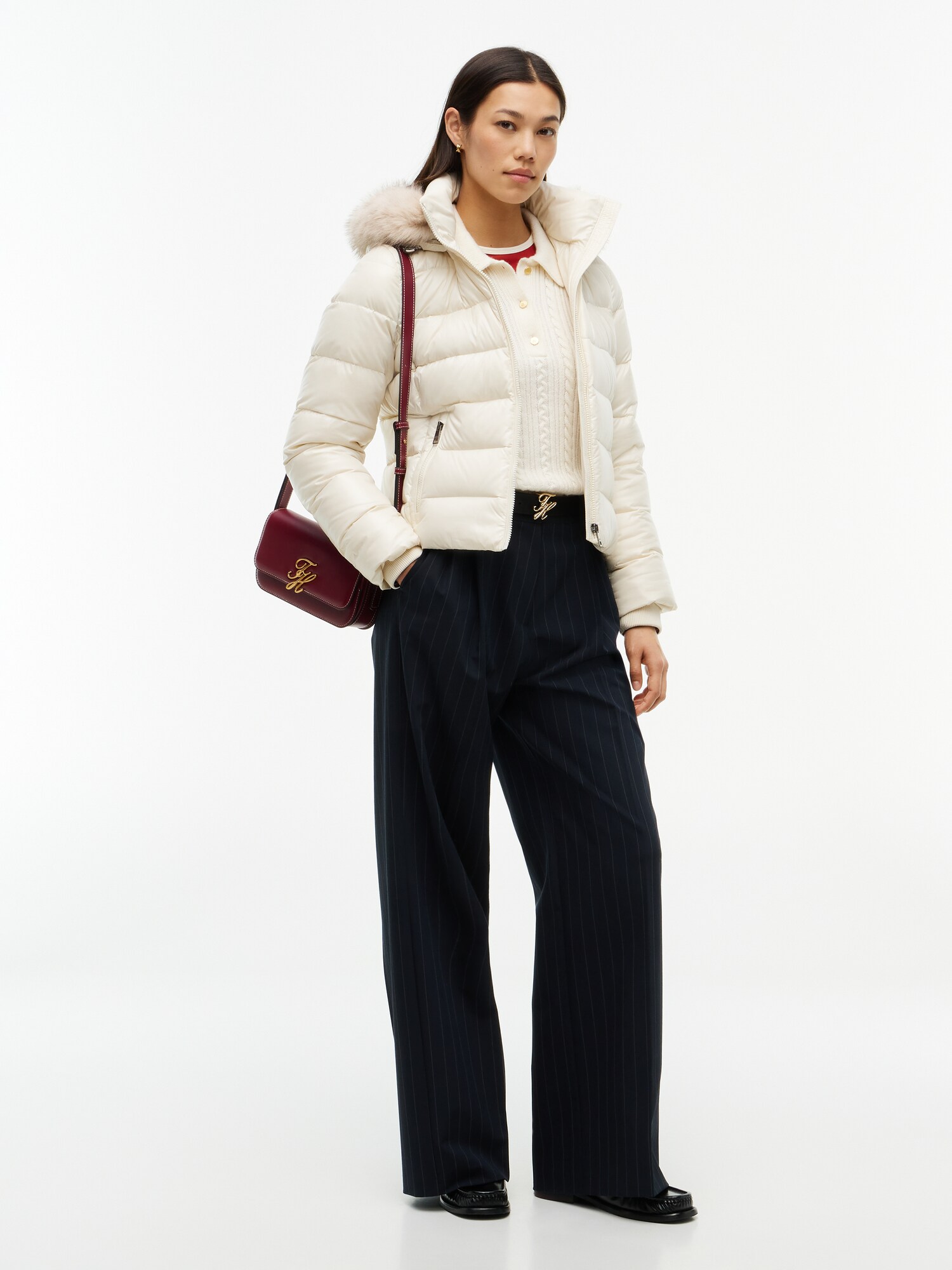 TOMMY HILFIGER Chaqueta de invierno  crema – imagen 4
