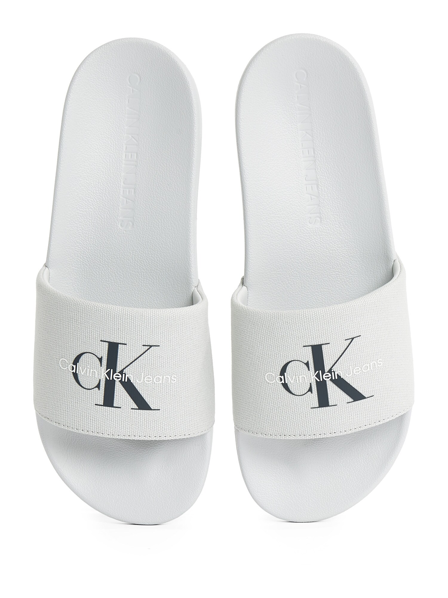 Calvin Klein Šľapky svetlosivá / čierna (obrázok 3)