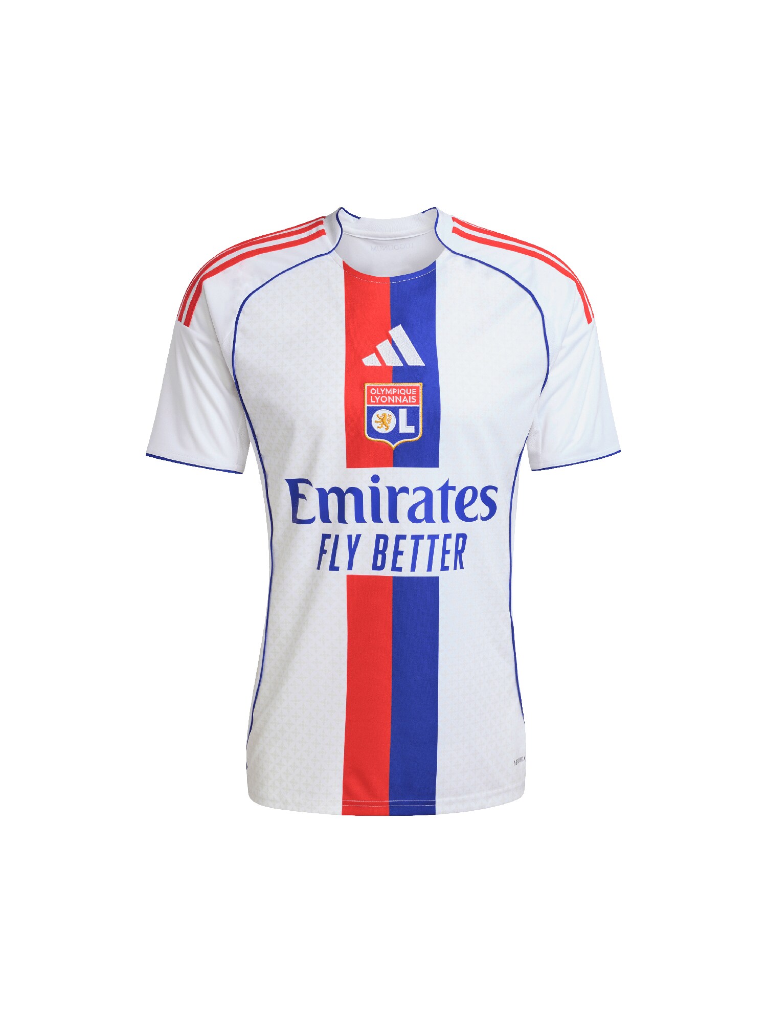 ADIDAS PERFORMANCE Camiseta de fútbol 'OL' azul / rojo / blanco – imagen 1