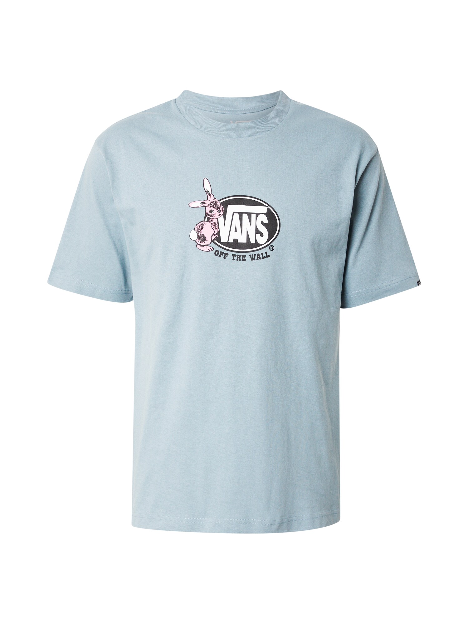 VANS Póló 'FOLLOW'  világoskék / rózsaszín / fekete / fehér akciós termékkép 1