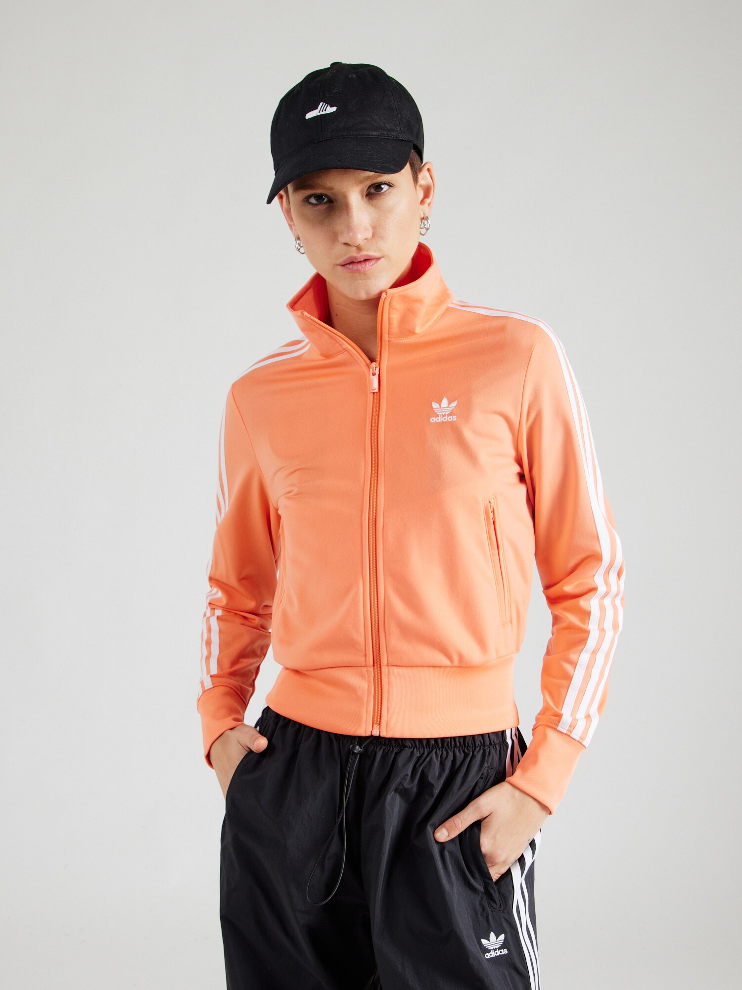 ADIDAS ORIGINALS Tréning dzseki 'Firebird'  pasztellnarancs / fehér termék 2. képe