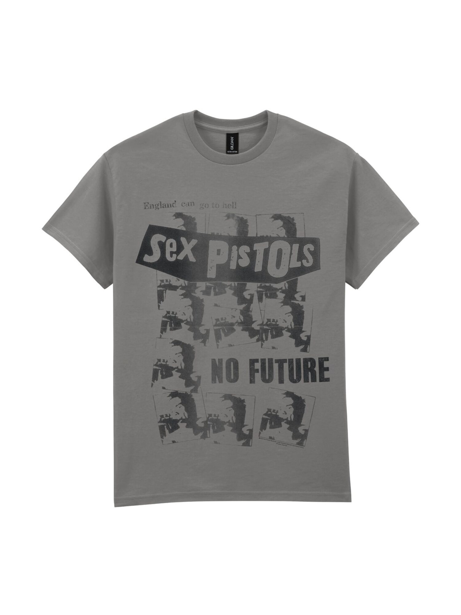 Sex Pistols Maglietta 'Sex Pistols No Future T-Shirt' grigio