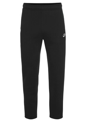 Nike Sportswear Broek ‘CLUB FLEECE’ Zwart / Wit