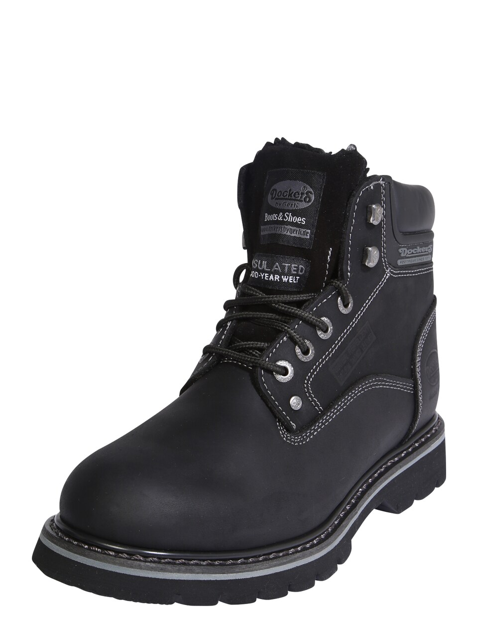 Boots med snörning '23DA104' grå / svart