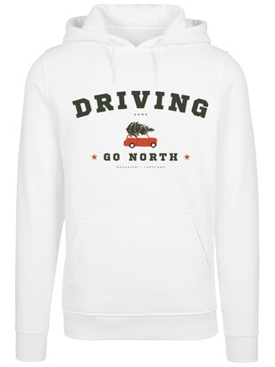 F4NT4STIC Sweatshirt ‘Driving Home’ Donkergroen / Vuurrood / Wit